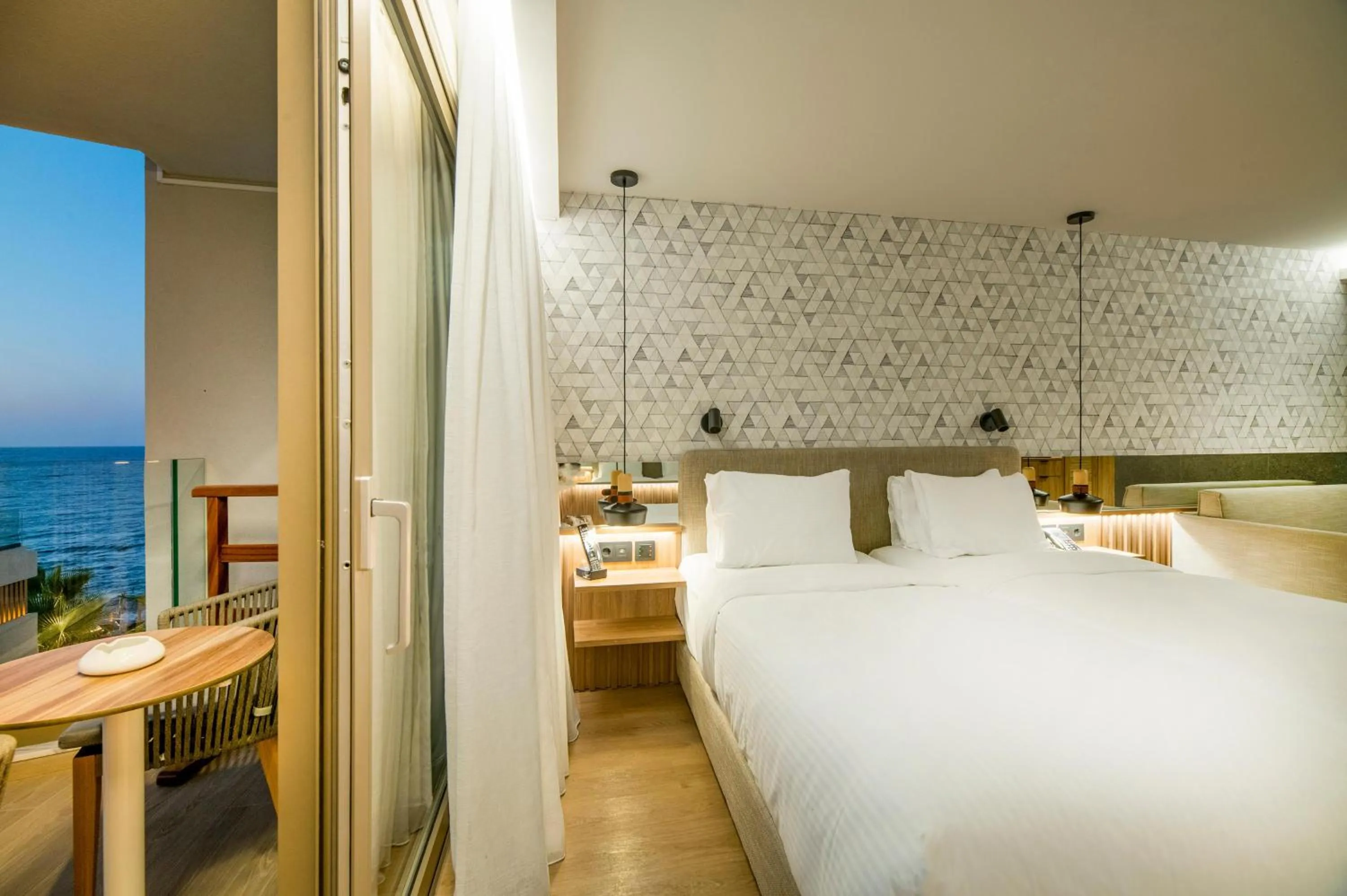 Photo of the whole room, Bed in AKASHA Beach Hotel & Spa