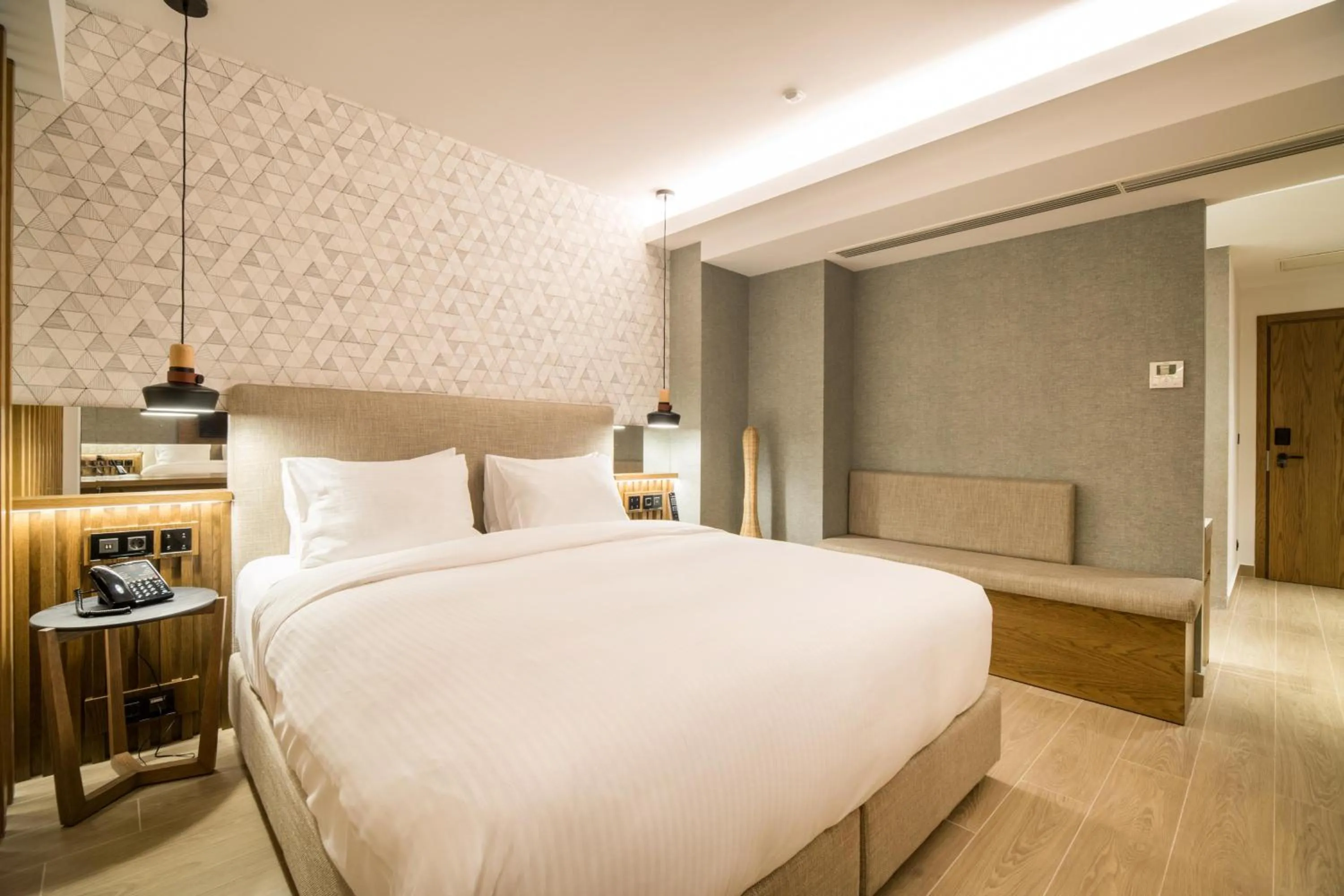 Photo of the whole room, Bed in AKASHA Beach Hotel & Spa