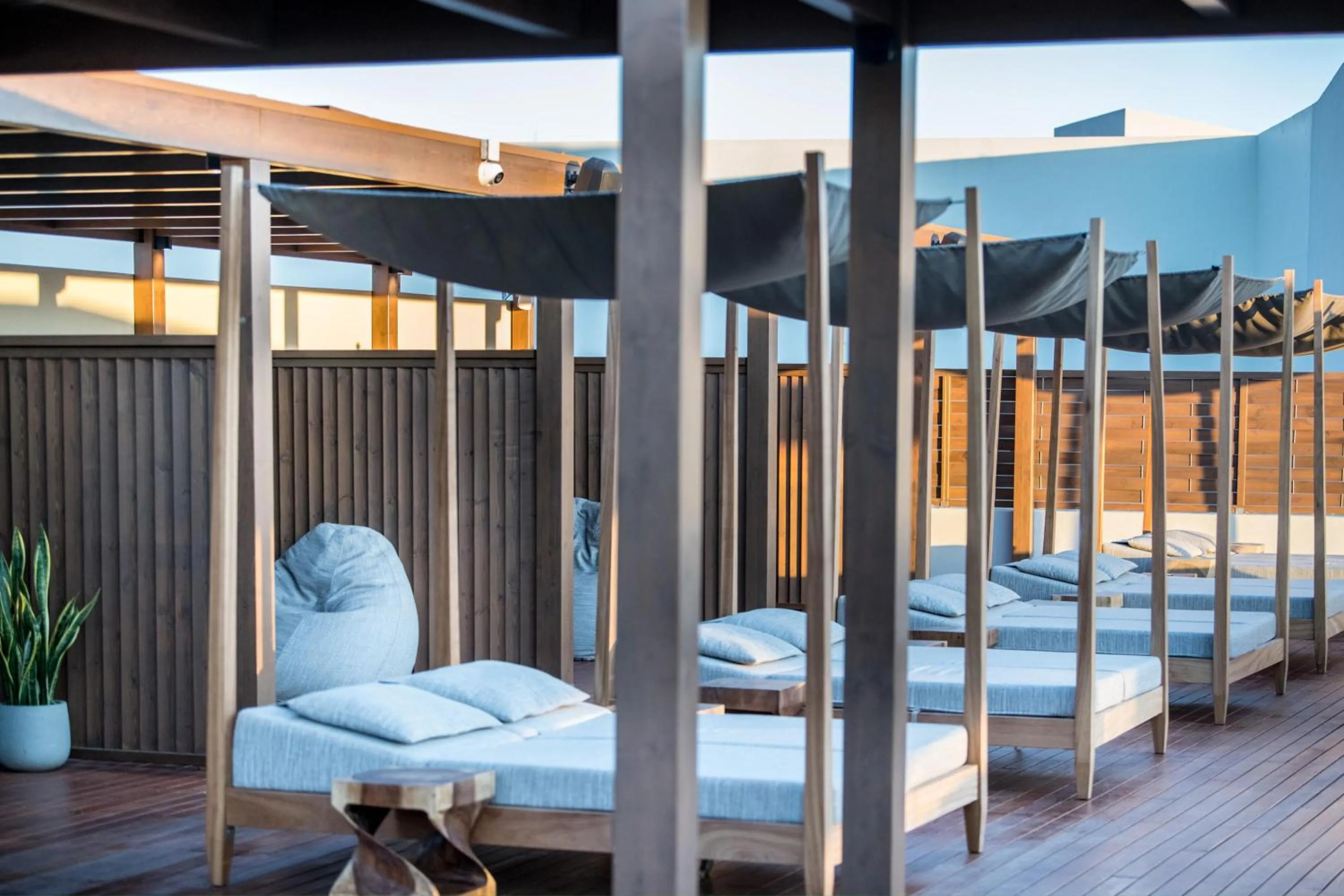 Swimming pool, Bed in AKASHA Beach Hotel & Spa