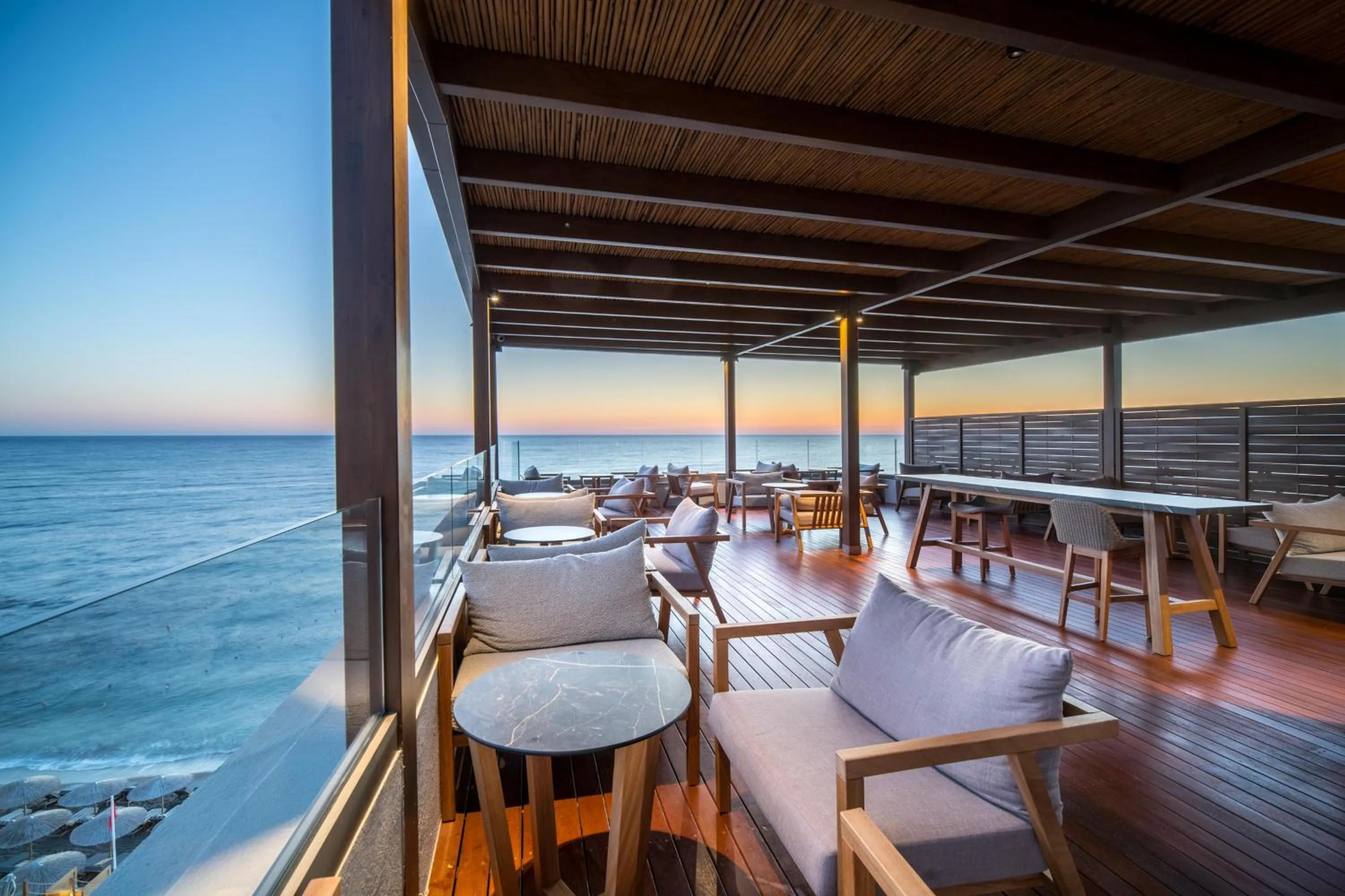 Balcony/Terrace in AKASHA Beach Hotel & Spa