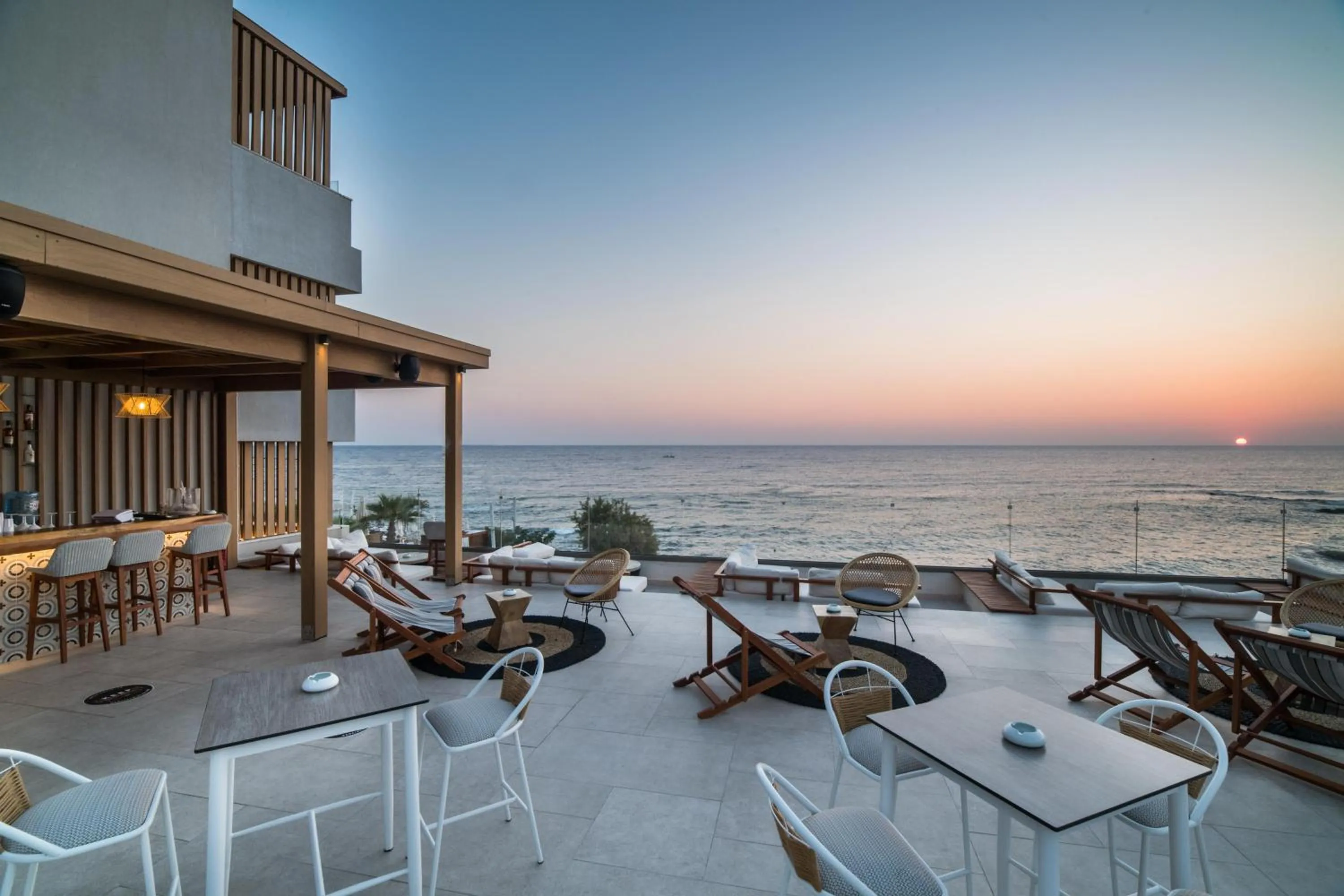 Lounge or bar in AKASHA Beach Hotel & Spa