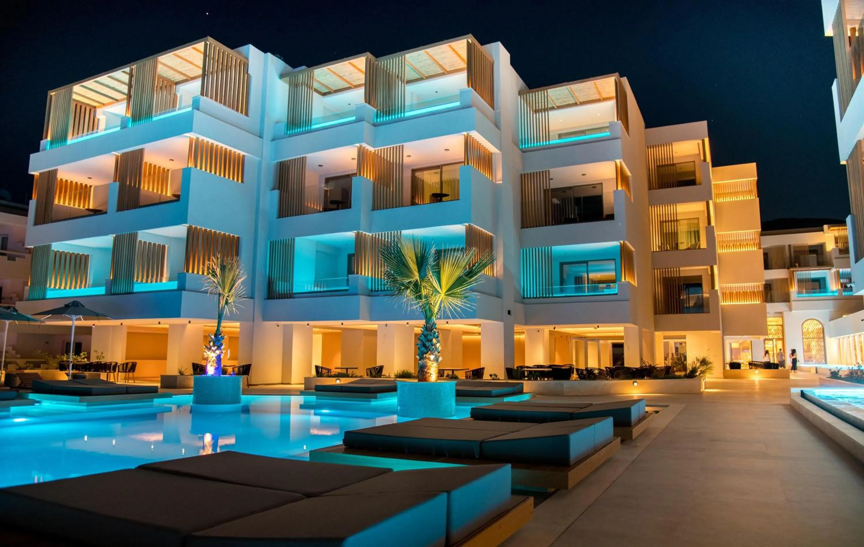 Swimming pool in AKASHA Beach Hotel & Spa