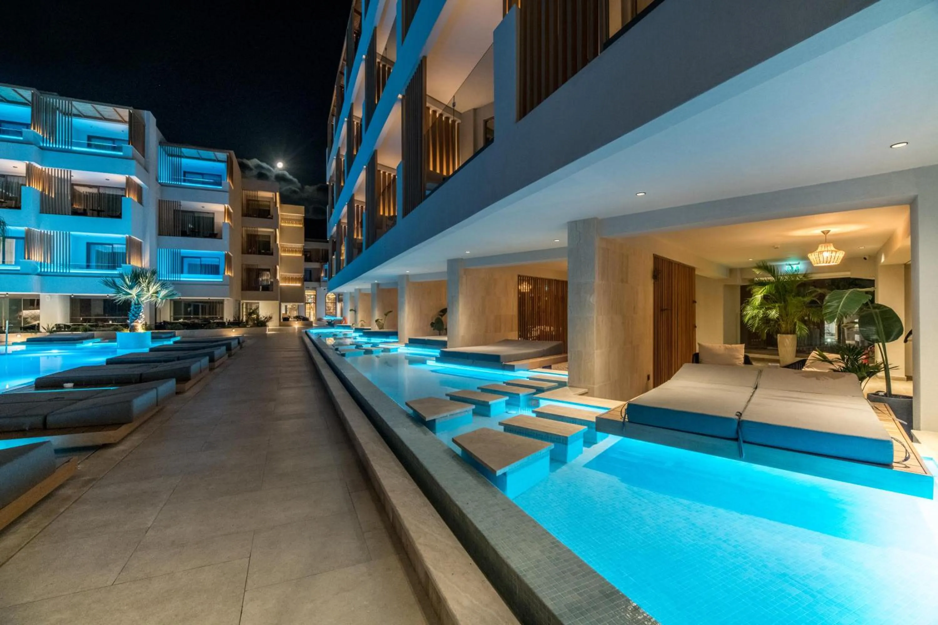 Swimming pool in AKASHA Beach Hotel & Spa