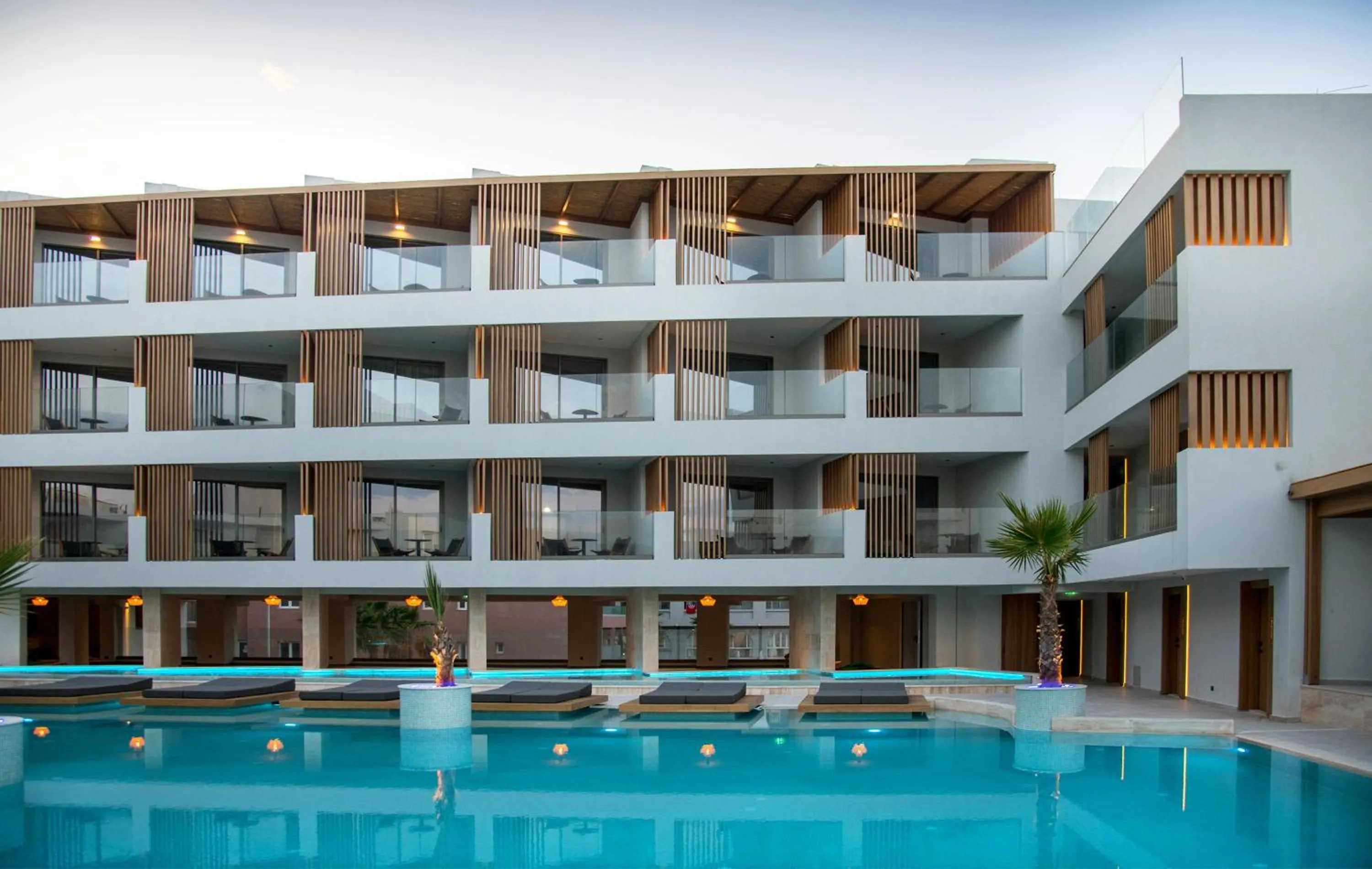 Swimming pool in AKASHA Beach Hotel & Spa