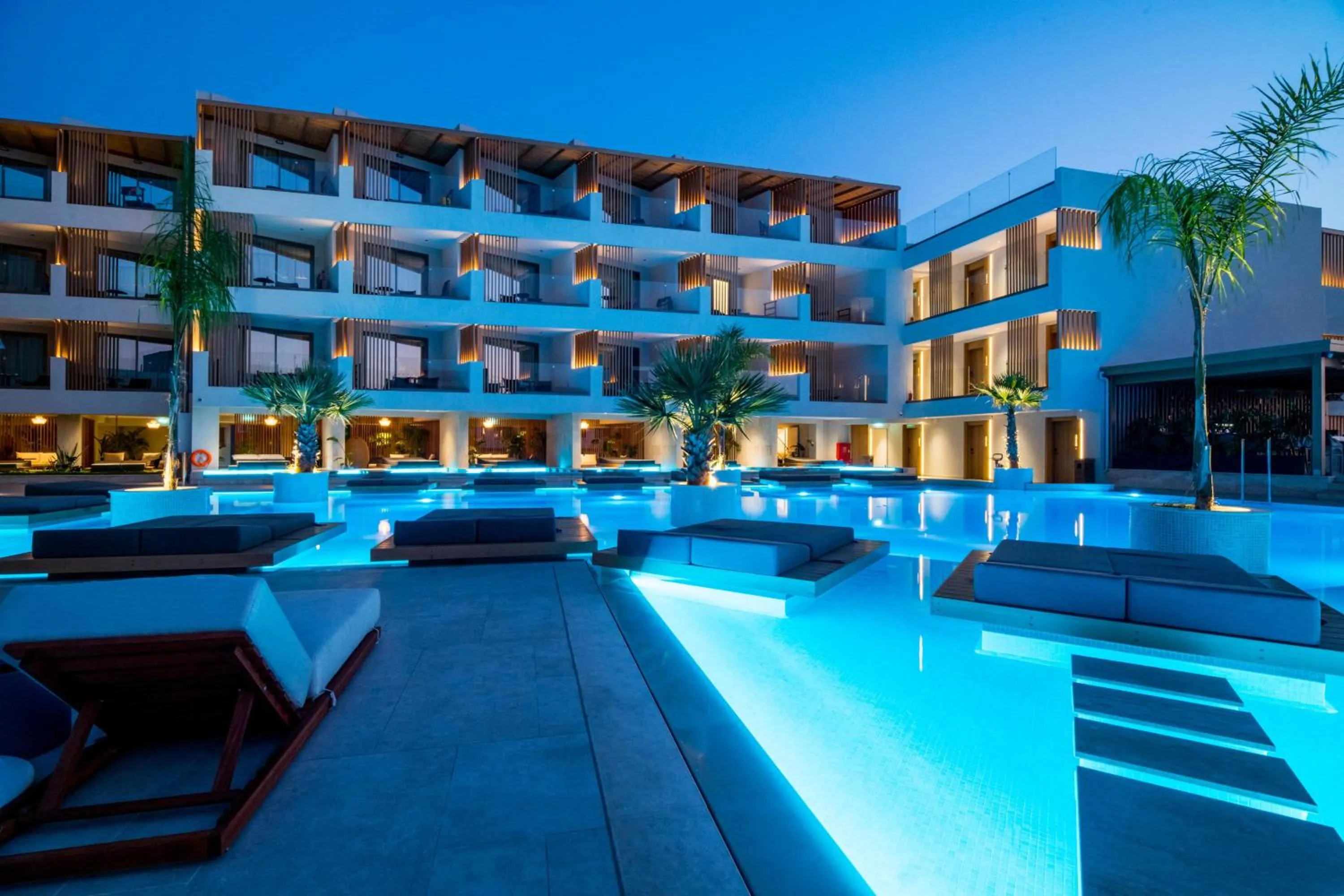 Swimming pool in AKASHA Beach Hotel & Spa