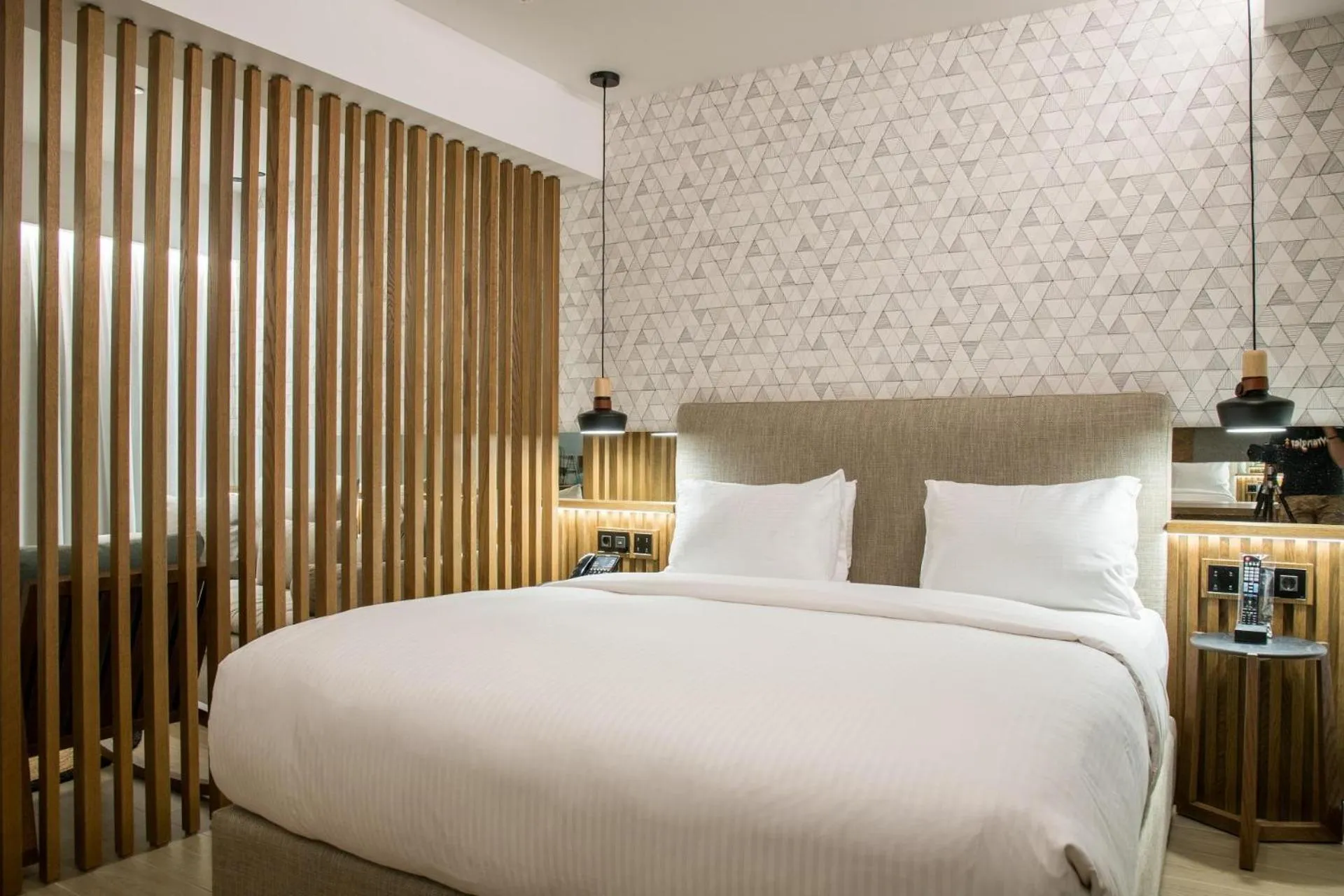 Photo of the whole room, Bed in AKASHA Beach Hotel & Spa