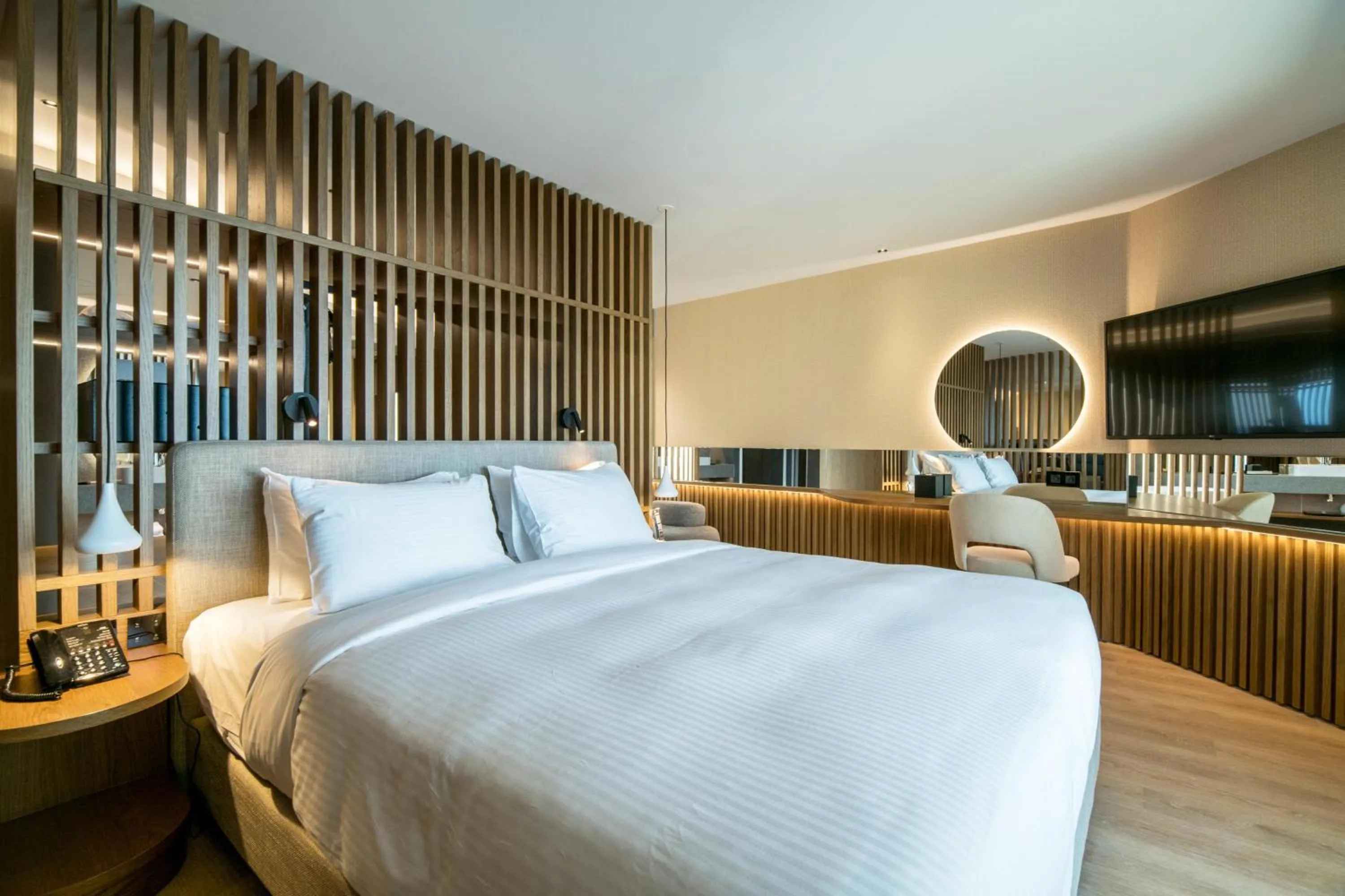 Photo of the whole room, Bed in AKASHA Beach Hotel & Spa