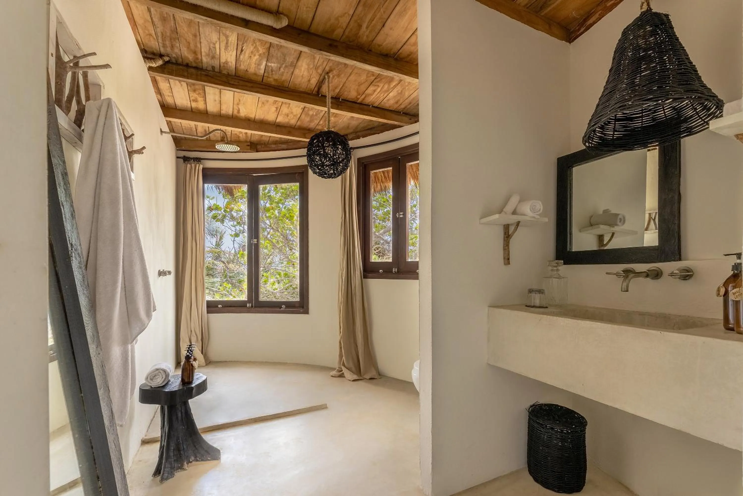 Shower in NEST Tulum