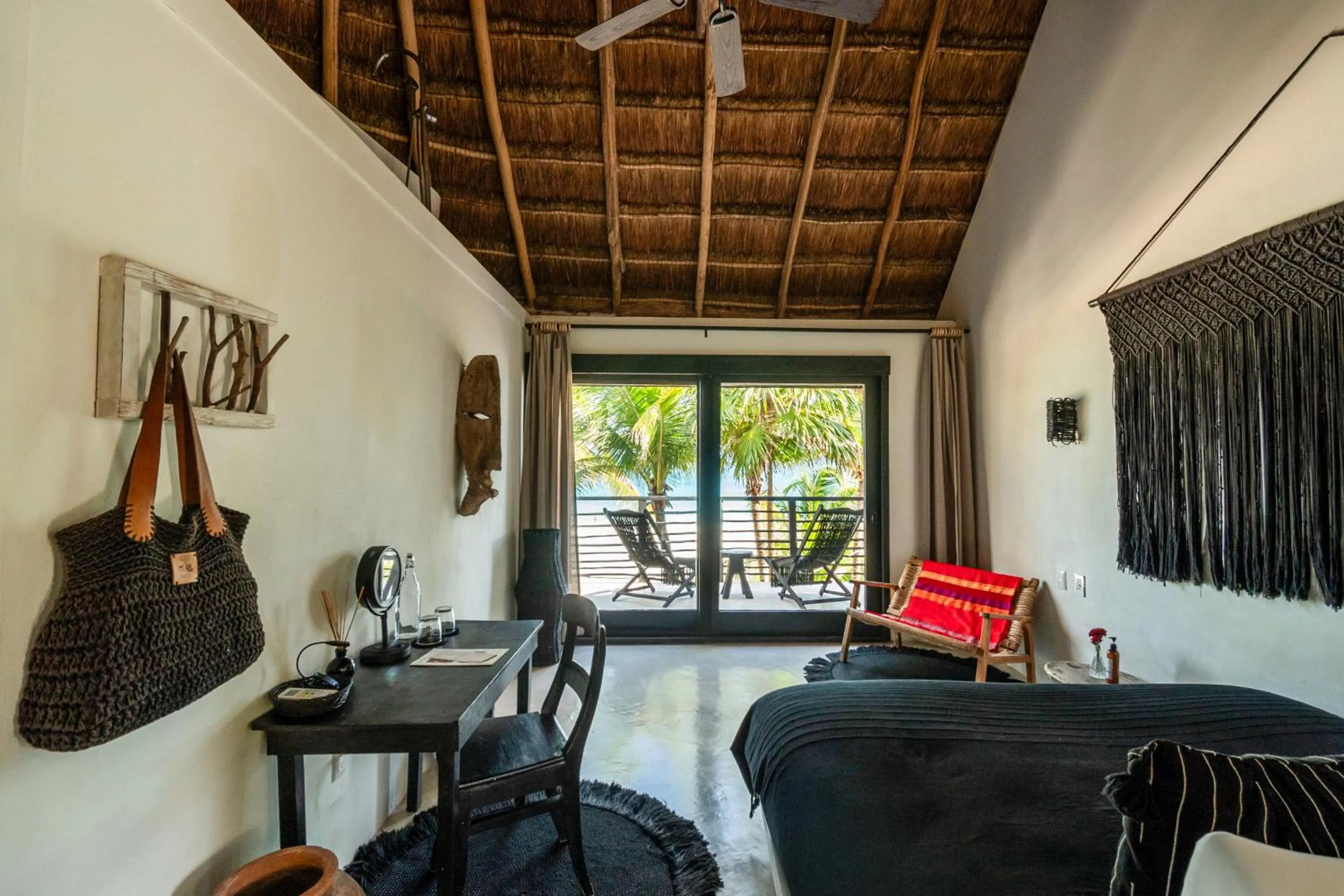 Bed in NEST Tulum