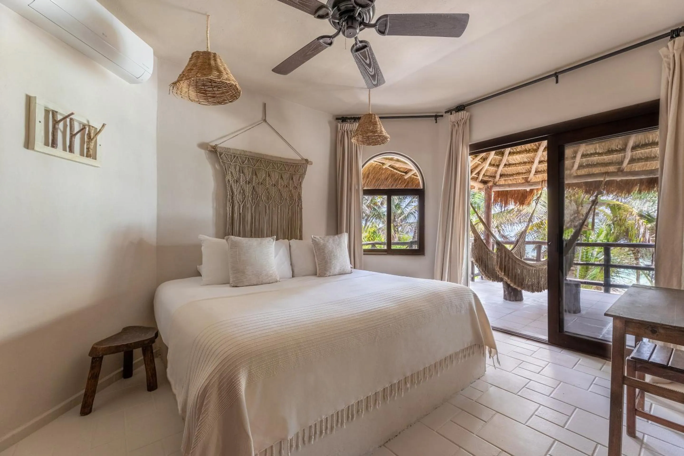 Bedroom, Bed in NEST Tulum