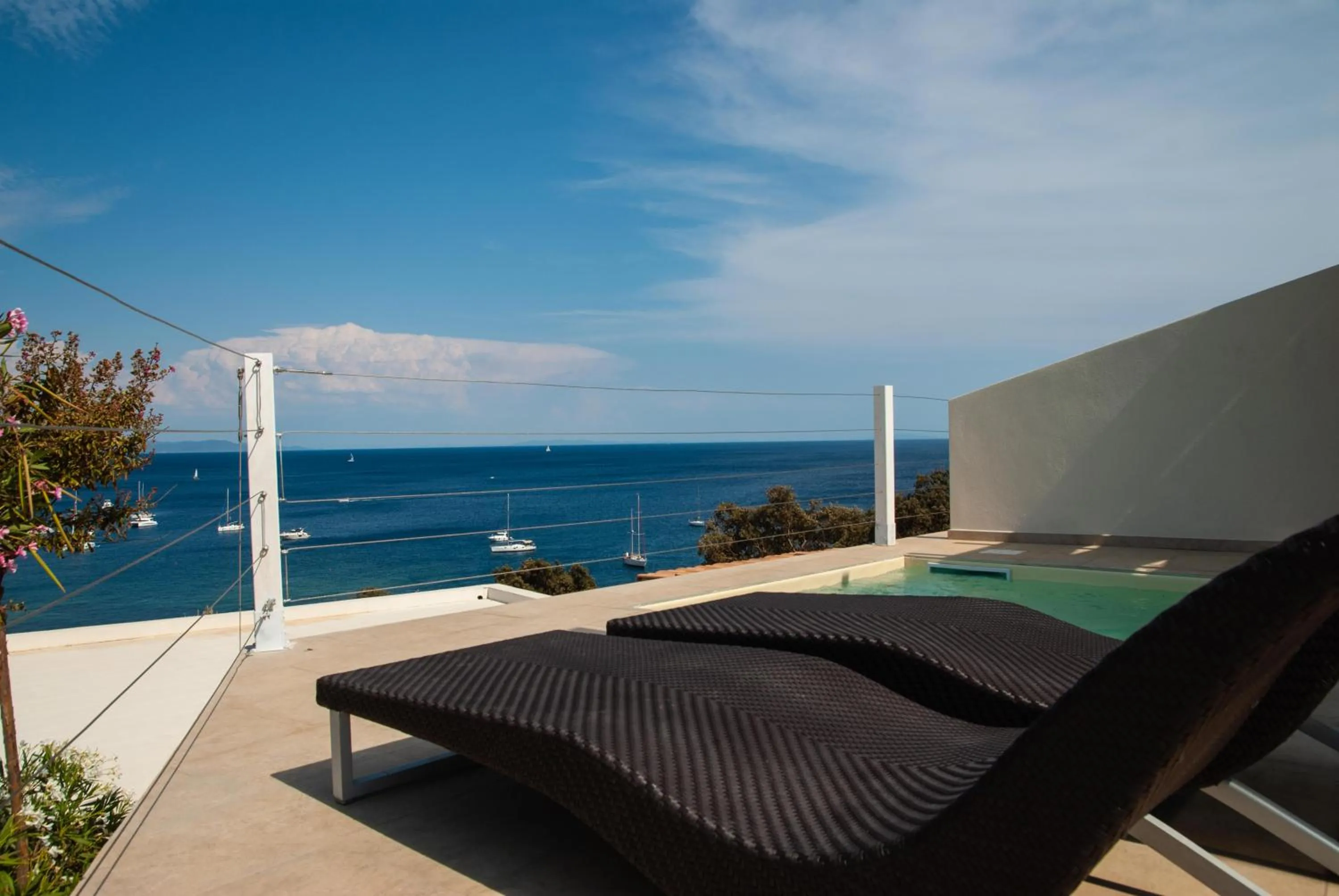Patio in Resort Capo Bianco