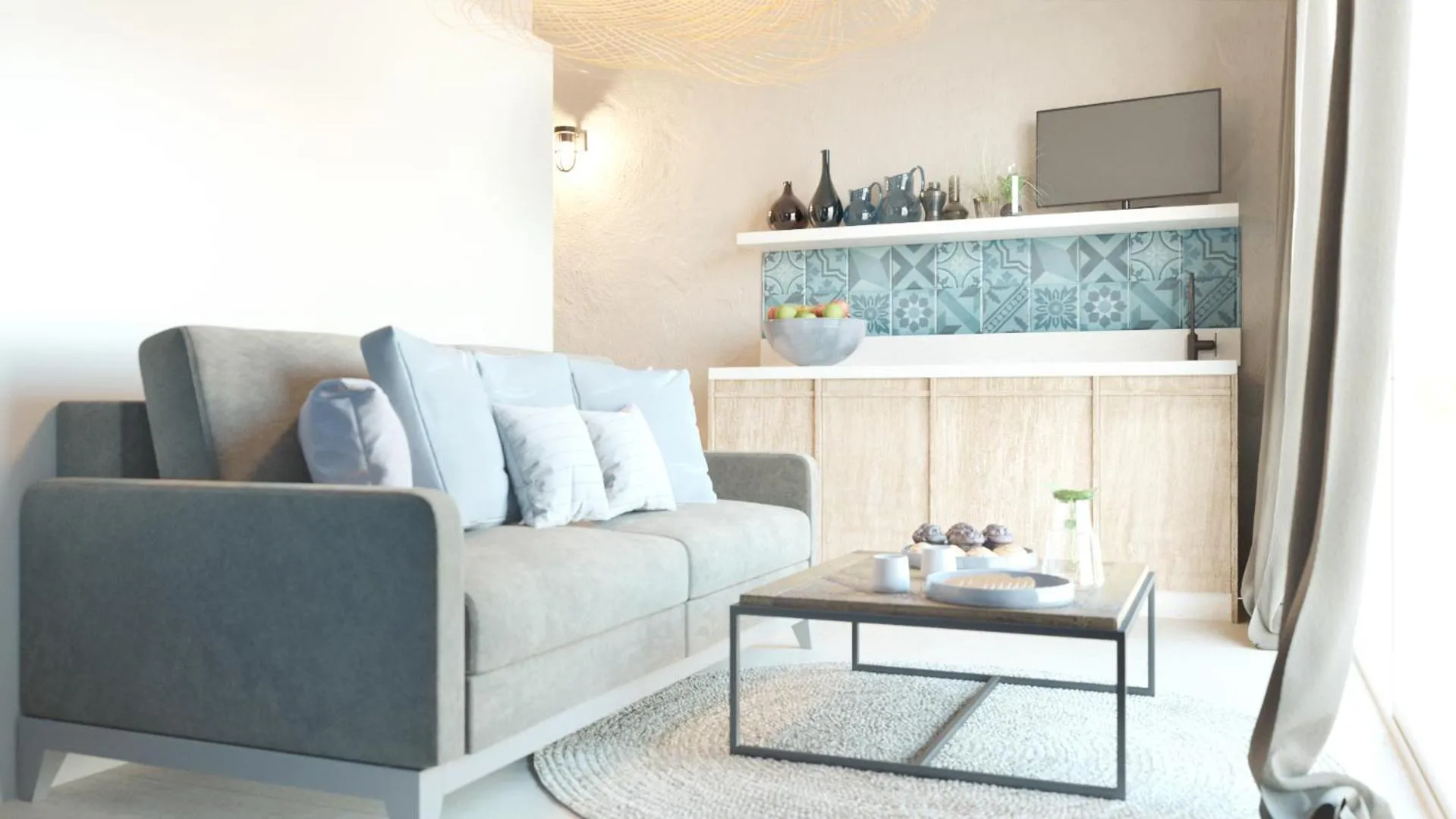 Living room in Resort Capo Bianco