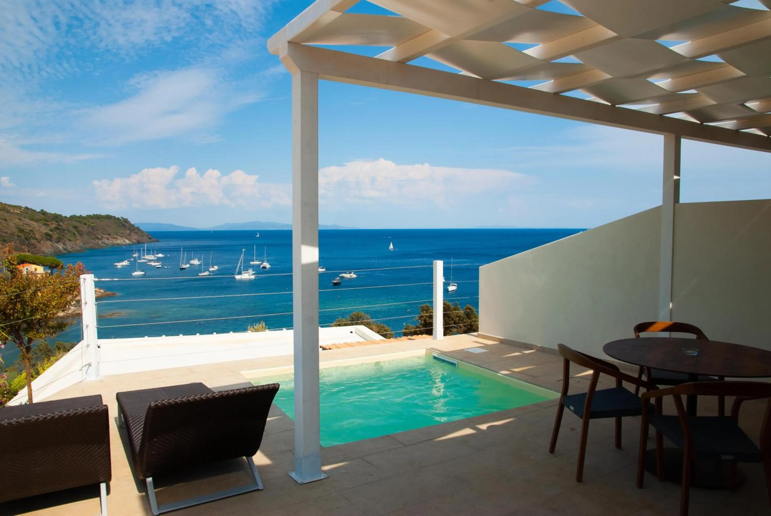 Patio in Resort Capo Bianco