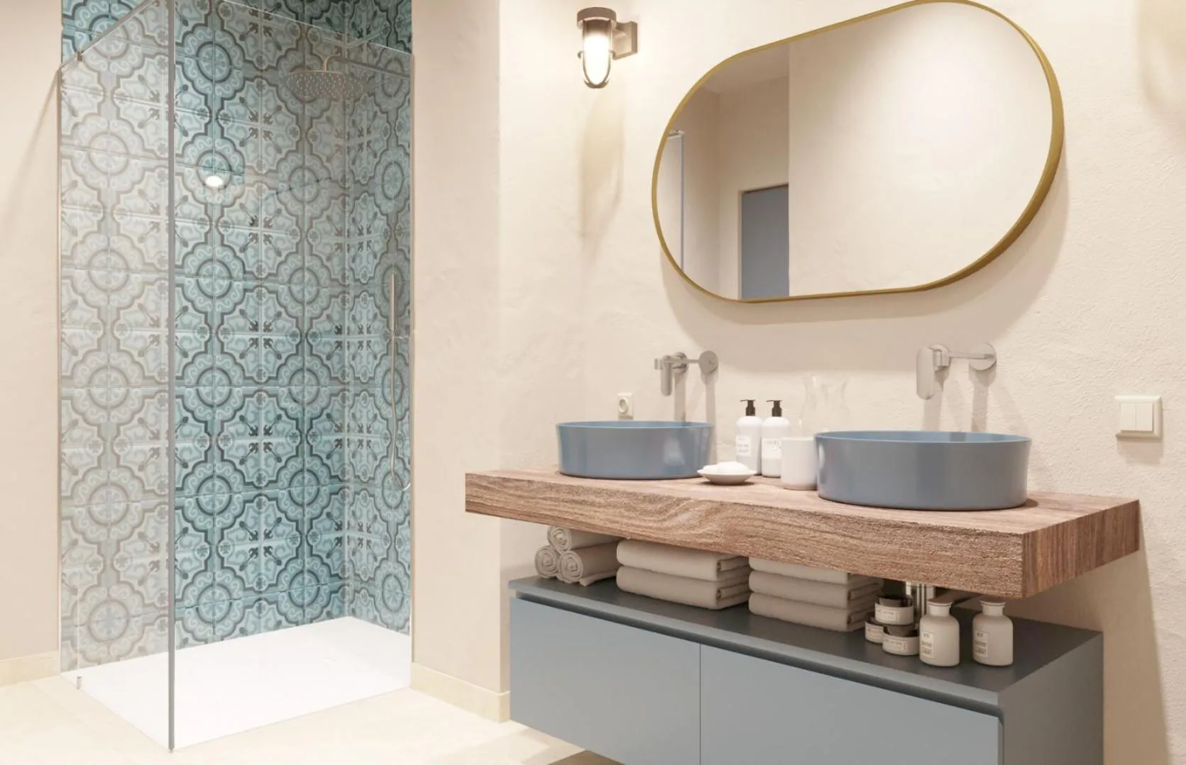 Bathroom in Resort Capo Bianco