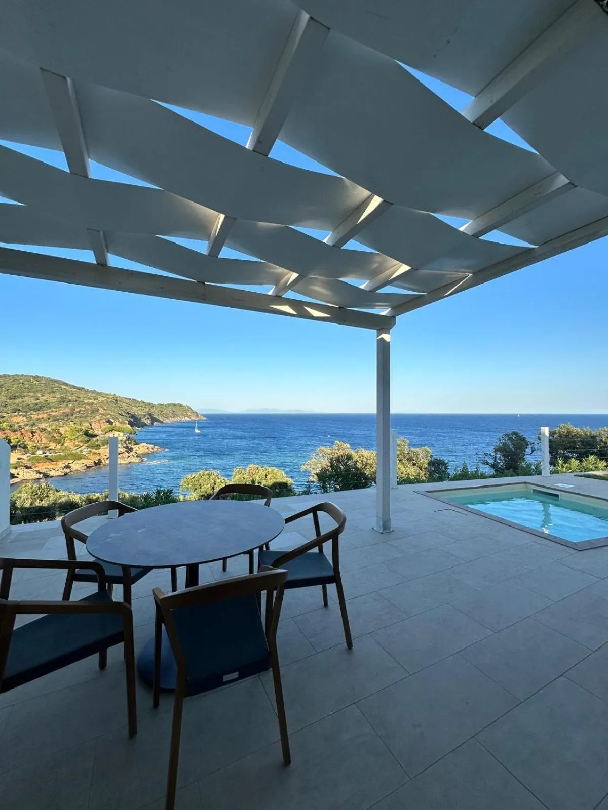Patio in Resort Capo Bianco