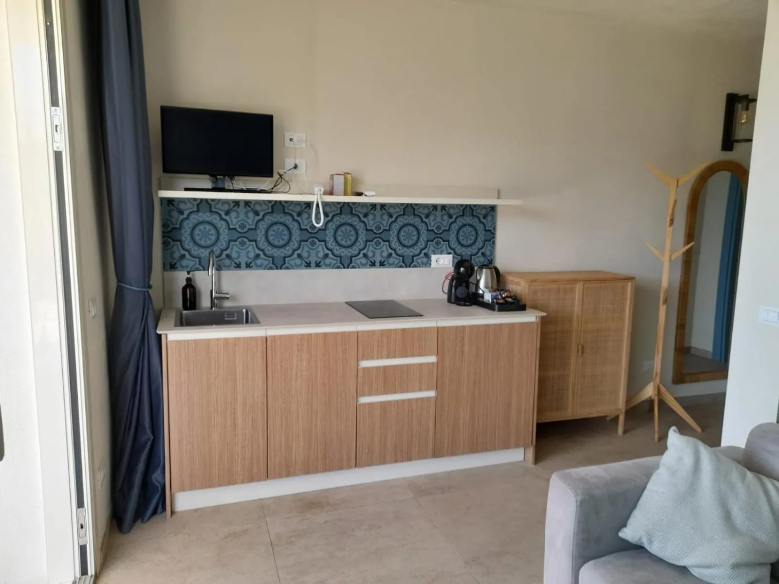 Kitchen or kitchenette in Resort Capo Bianco