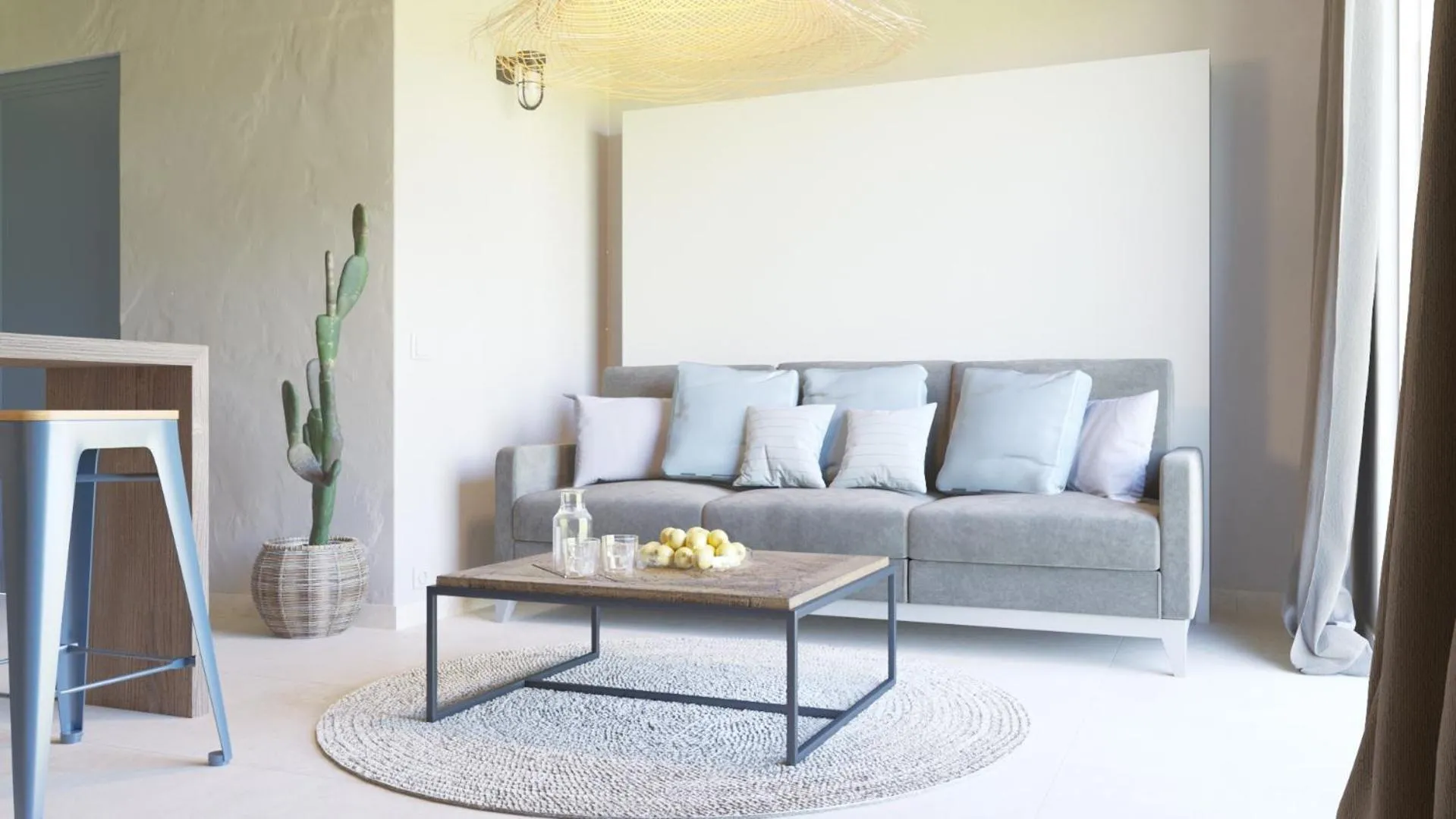 Living room in Resort Capo Bianco