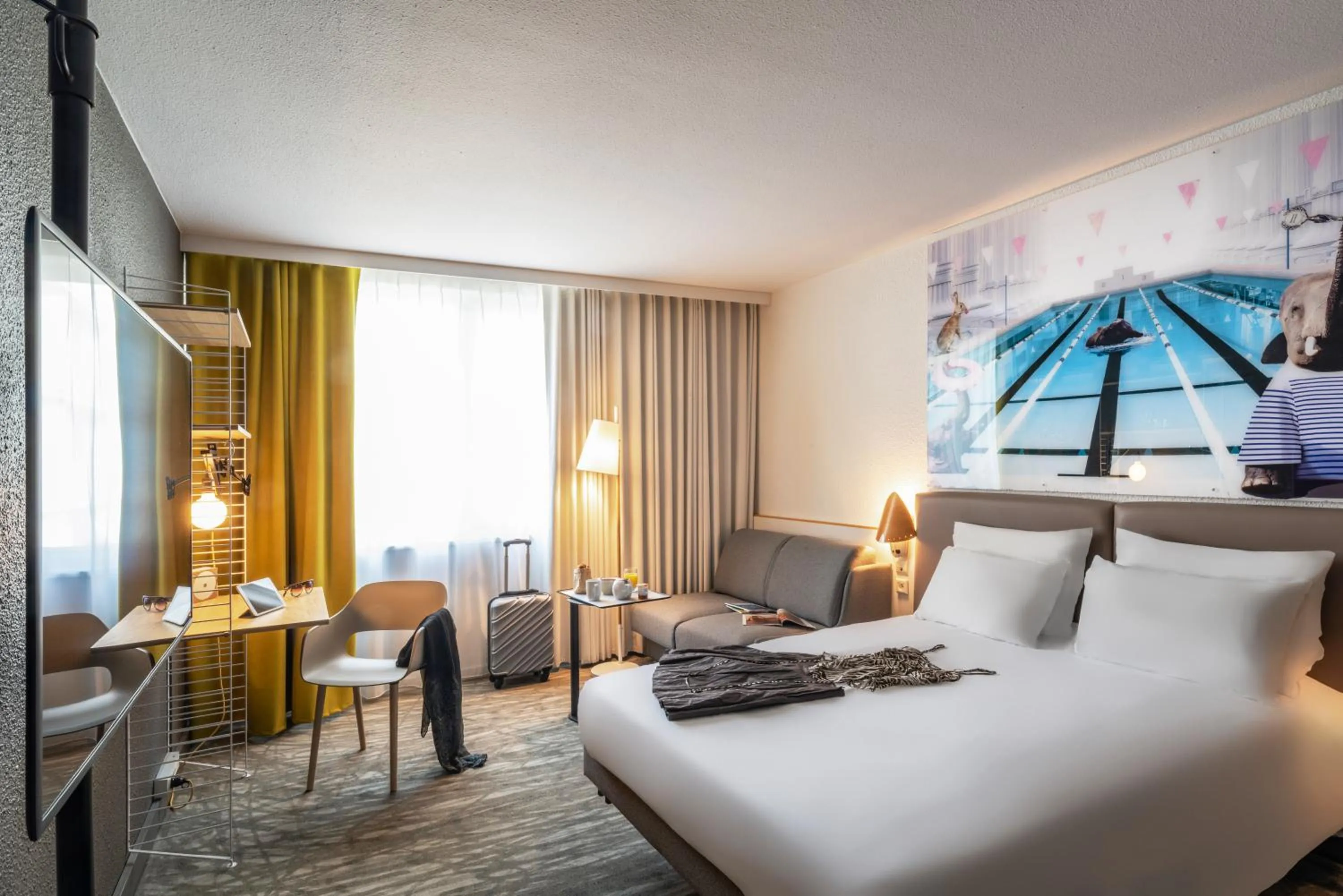 Bed in Hotel Novotel Evry Courcouronnes