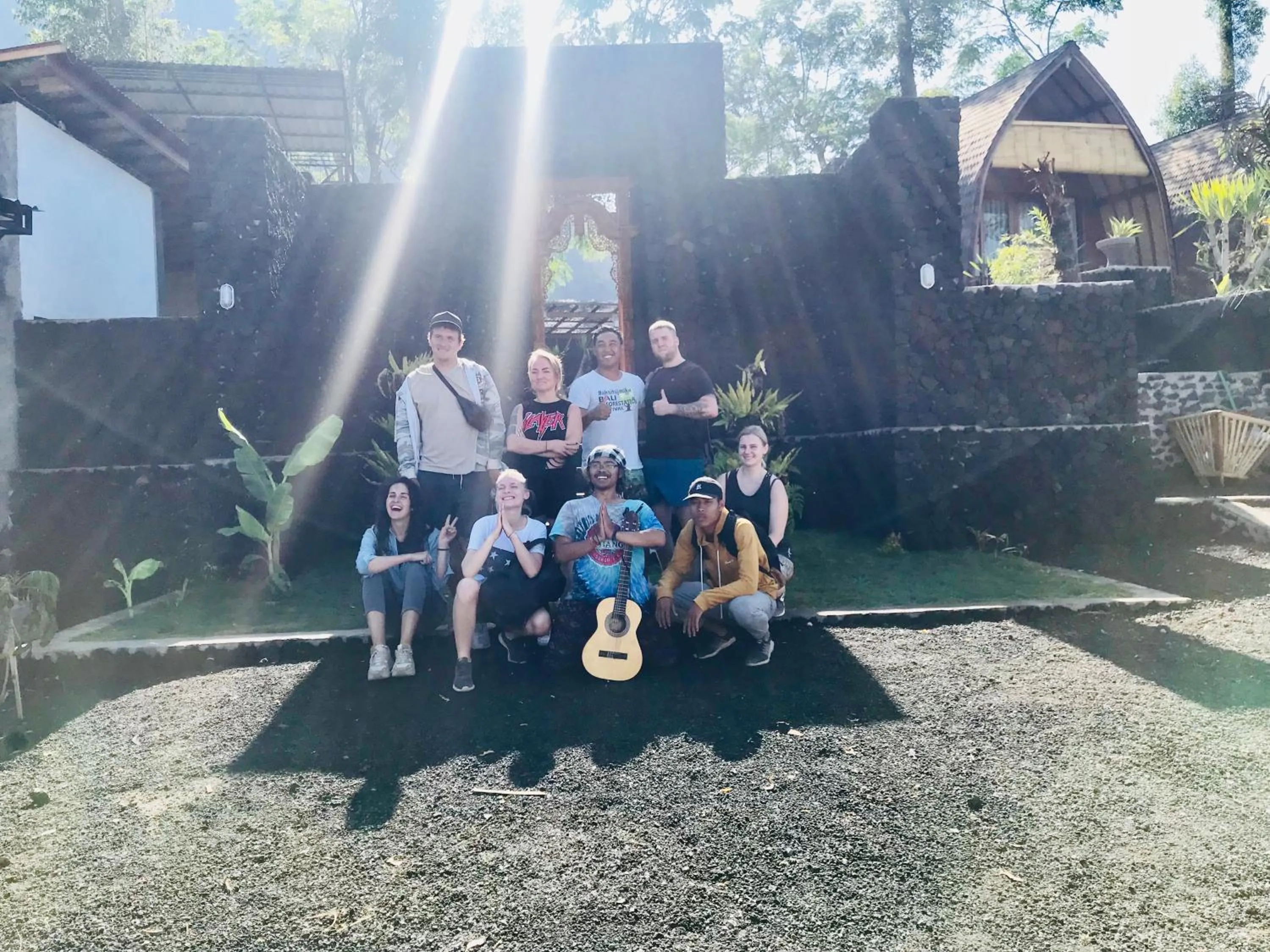 Garden view in Batur Panorama