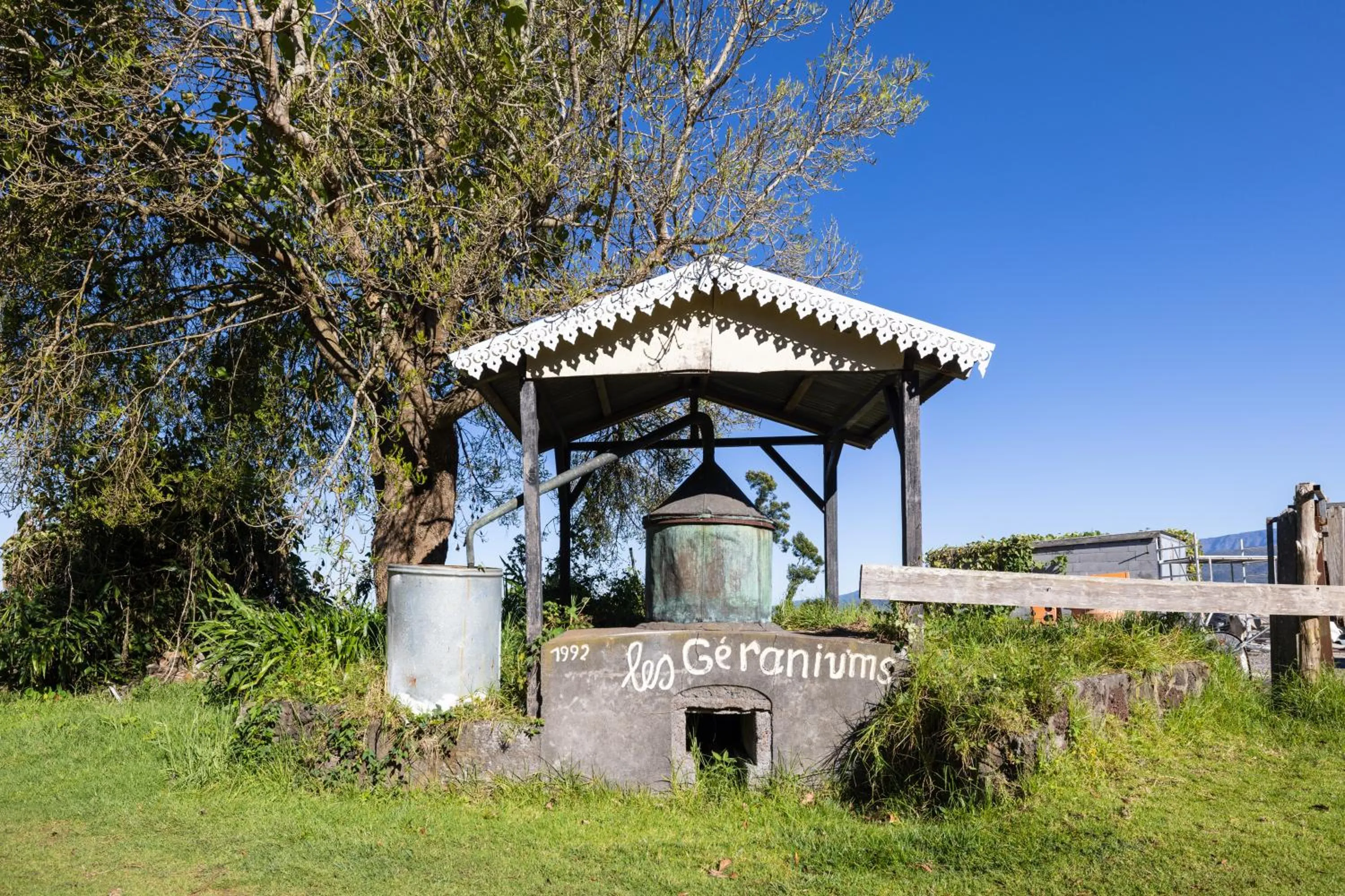 Natural landscape in Les Géraniums