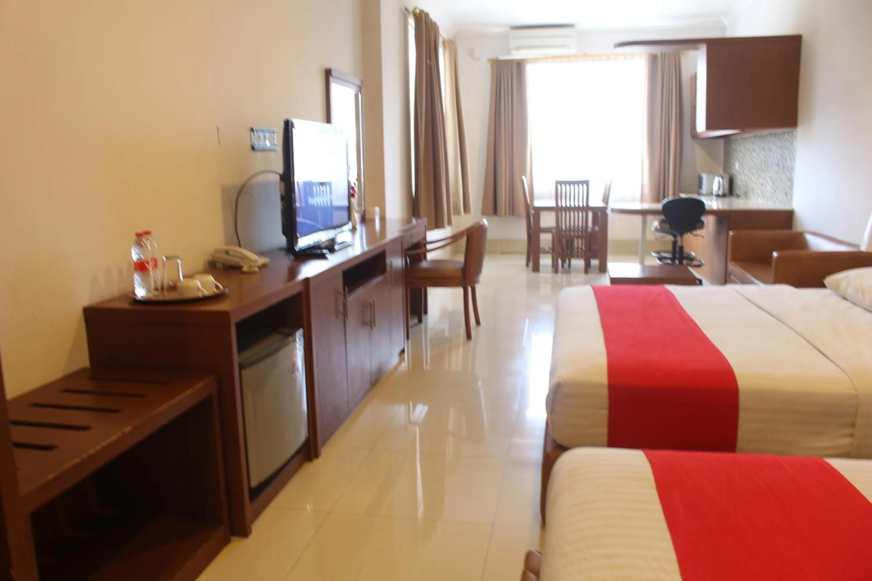 Photo of the whole room, Bed in HOTEL & WISMA BINTANG JADAYAT