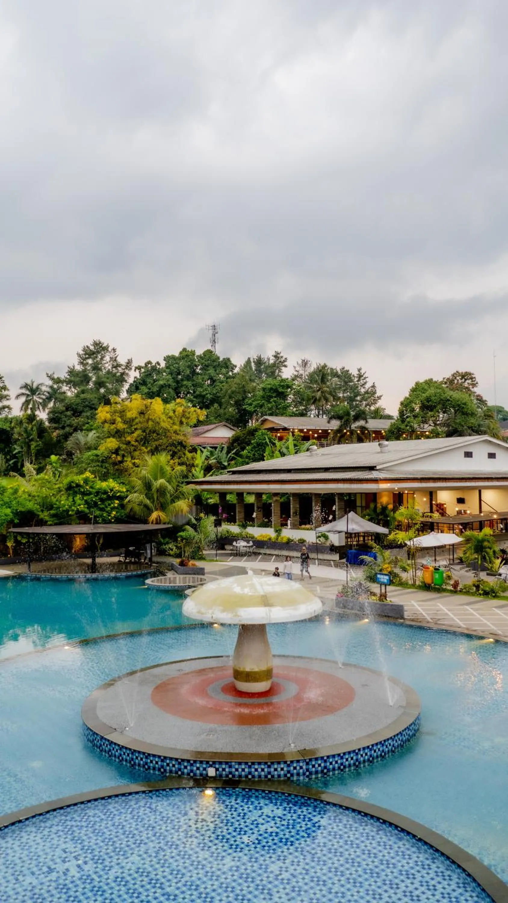 Pool view in HOTEL & WISMA BINTANG JADAYAT