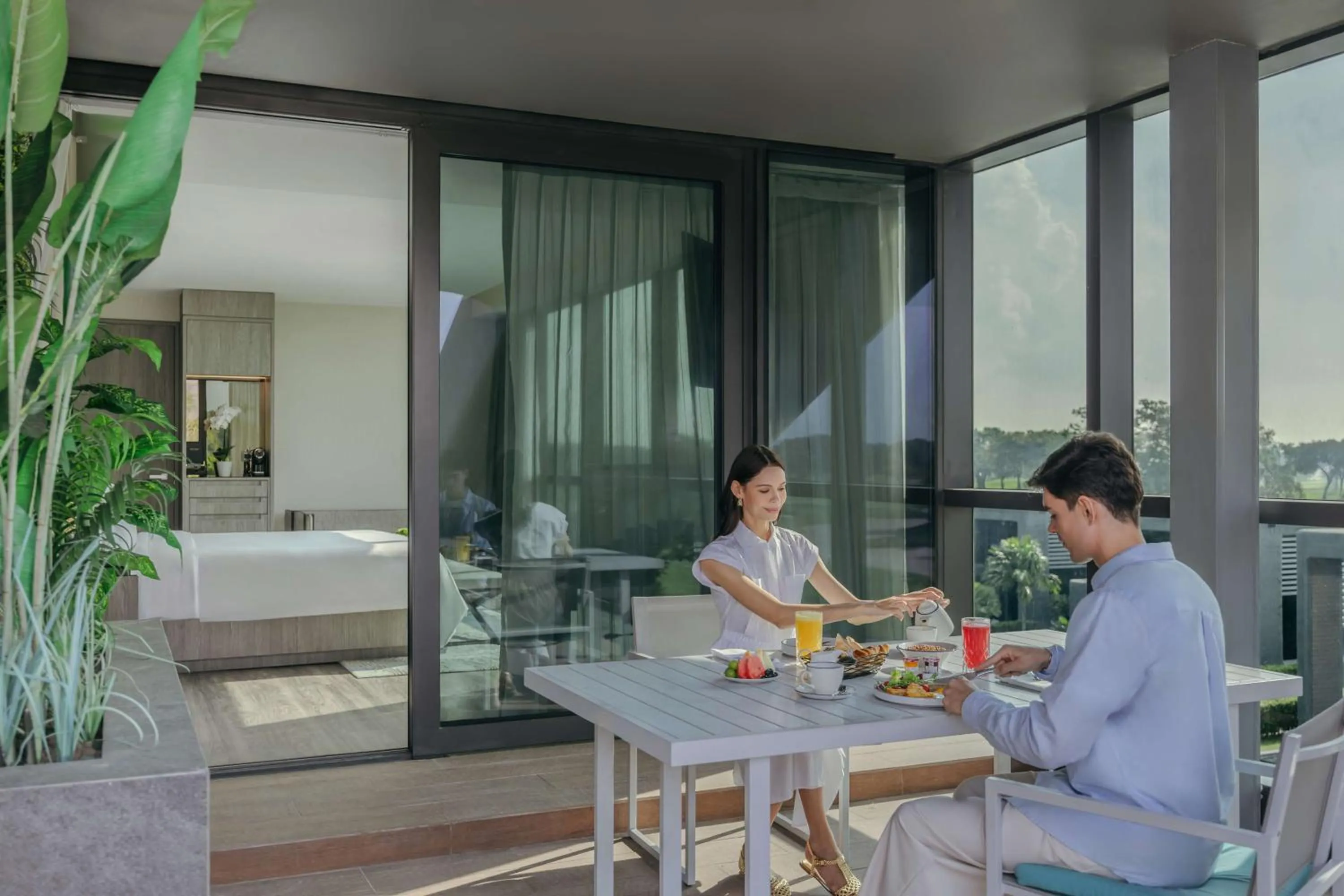 Photo of the whole room in Dusit Thani Laguna Singapore