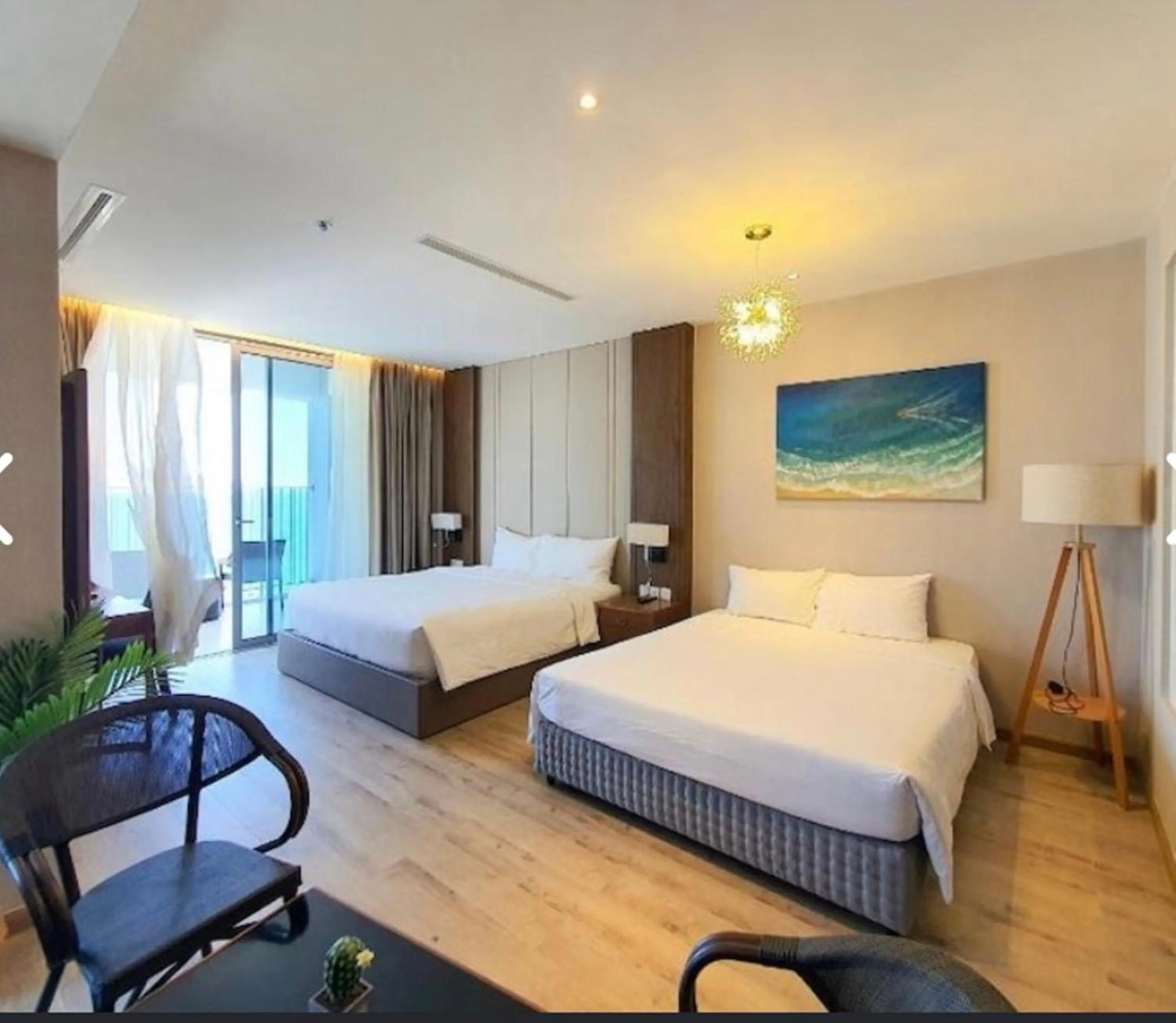 Bed in Handy Panorama Nha Trang Condotel
