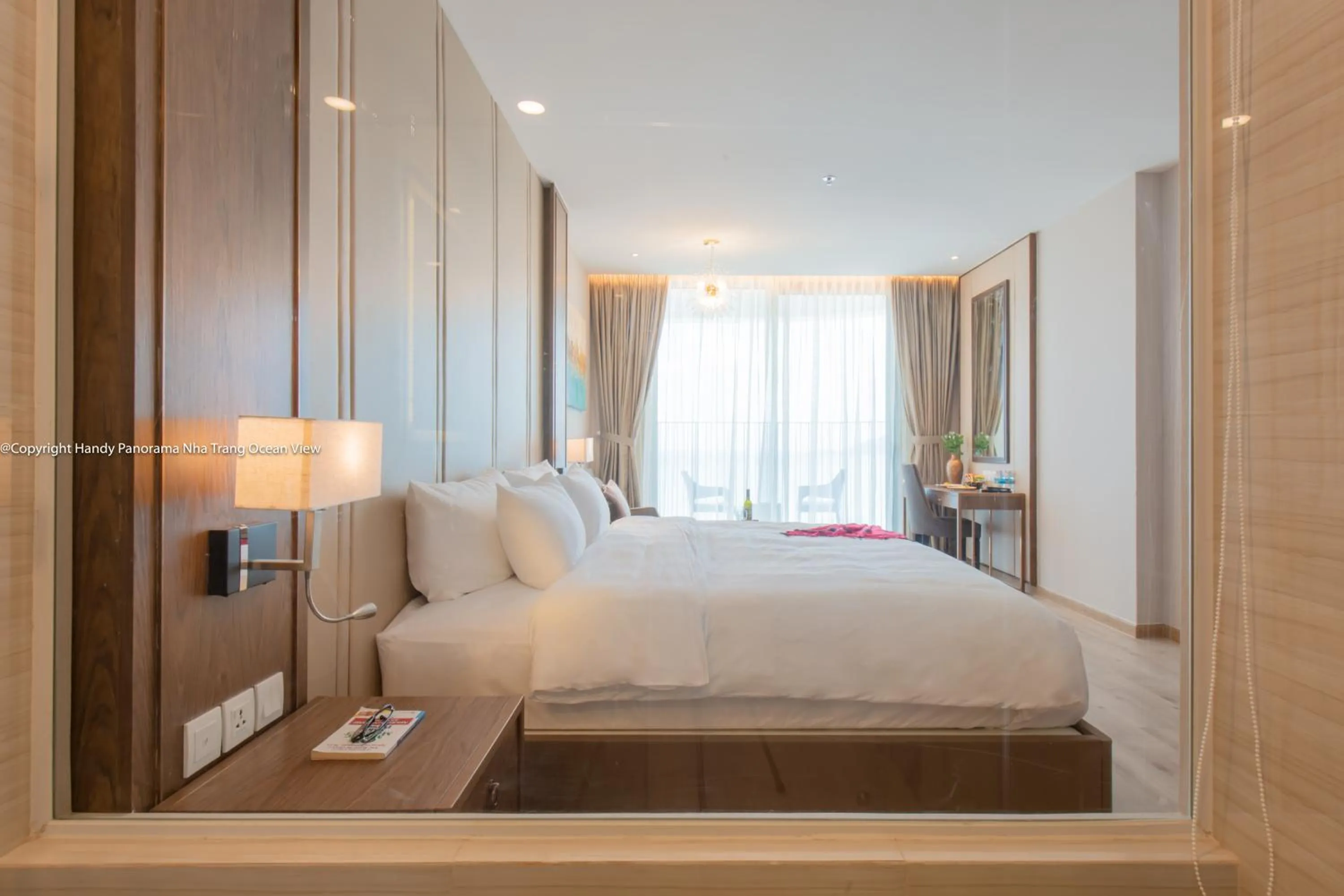 Bed in Handy Panorama Nha Trang Condotel