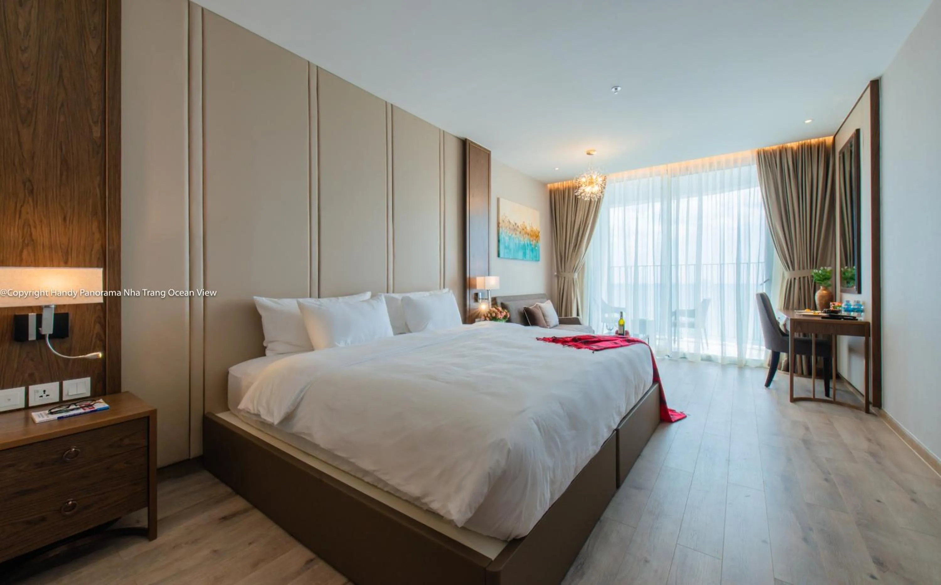 Bed in Handy Panorama Nha Trang Condotel