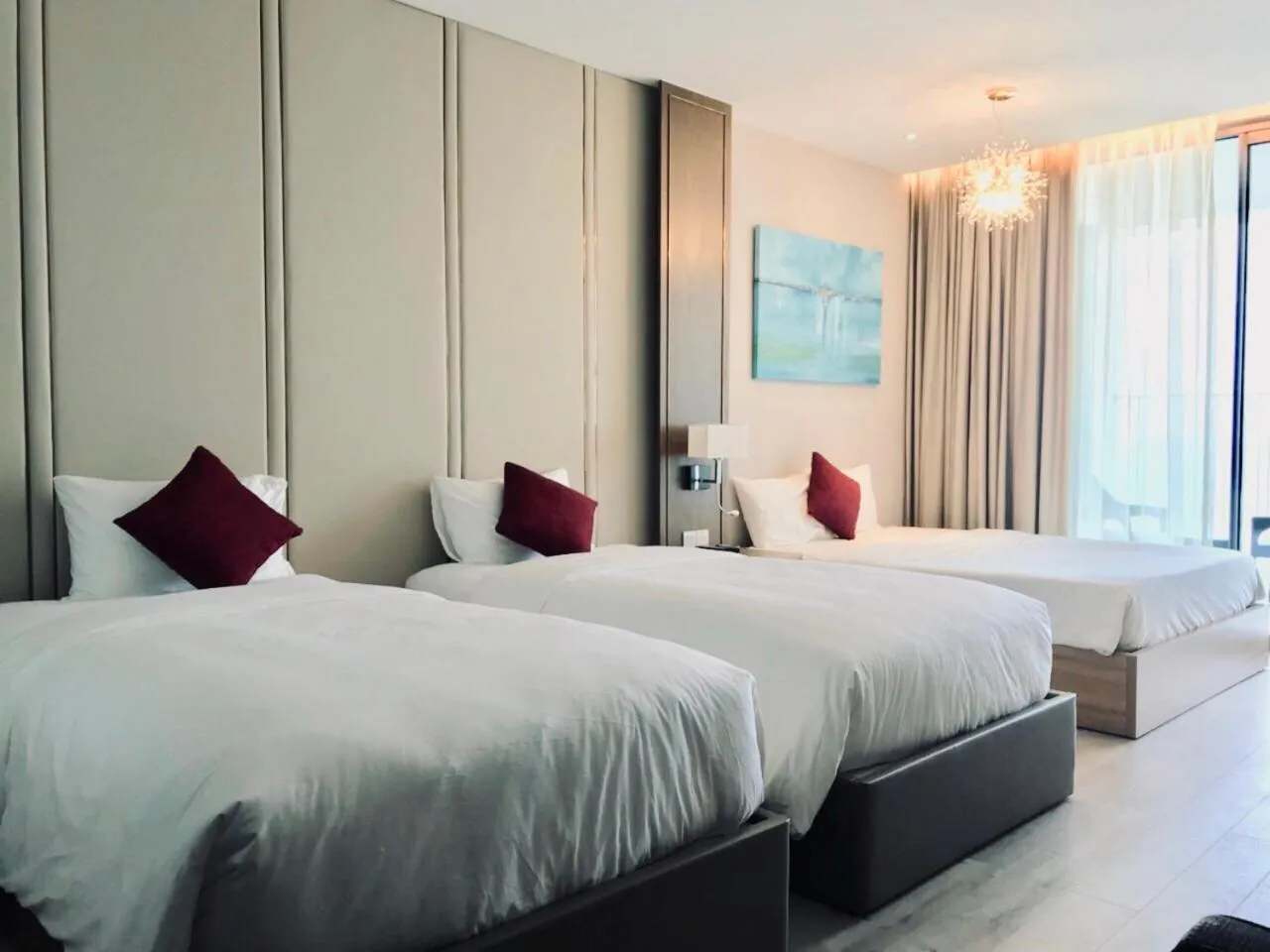 Bed in Handy Panorama Nha Trang Condotel