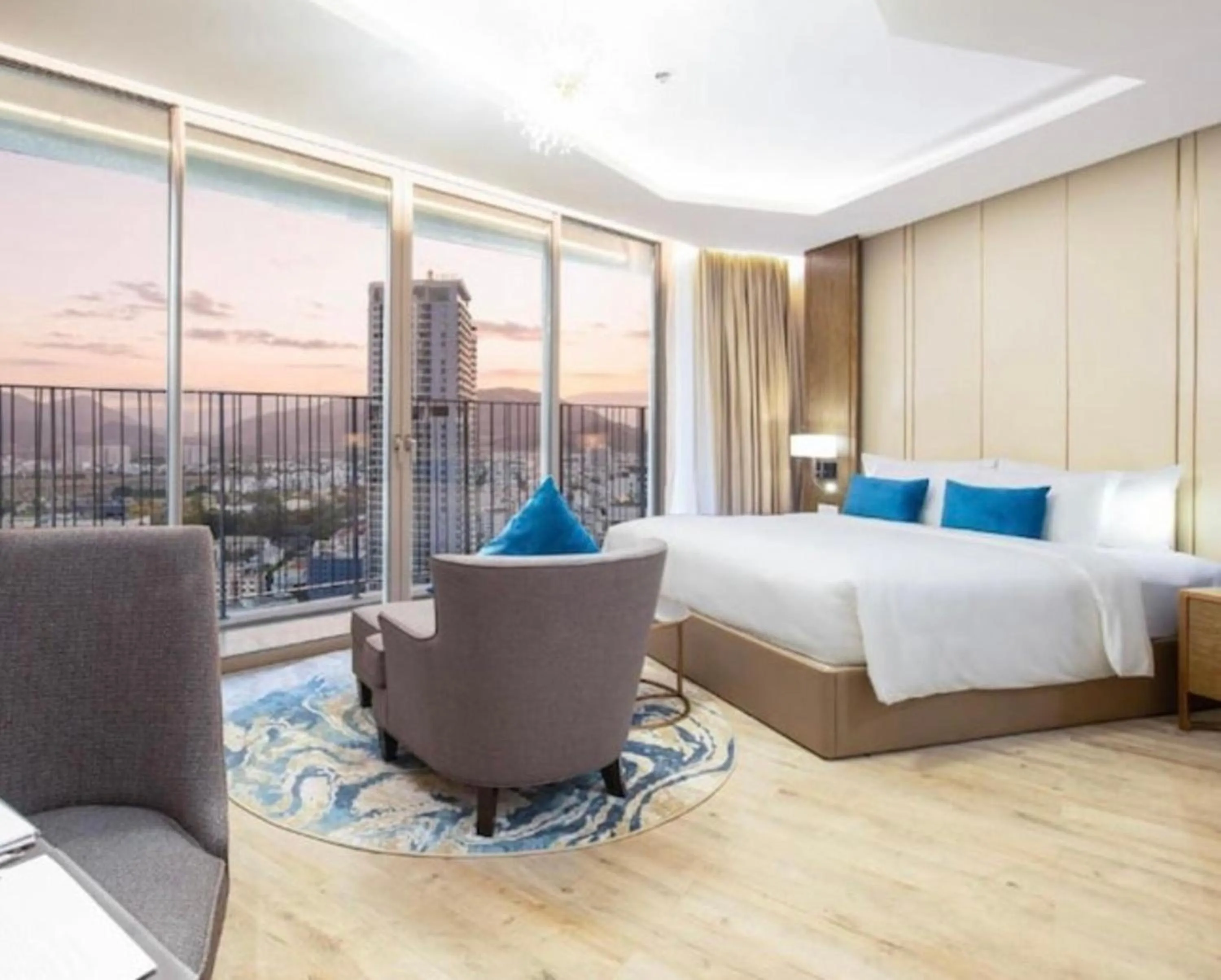 Bed in Handy Panorama Nha Trang Condotel