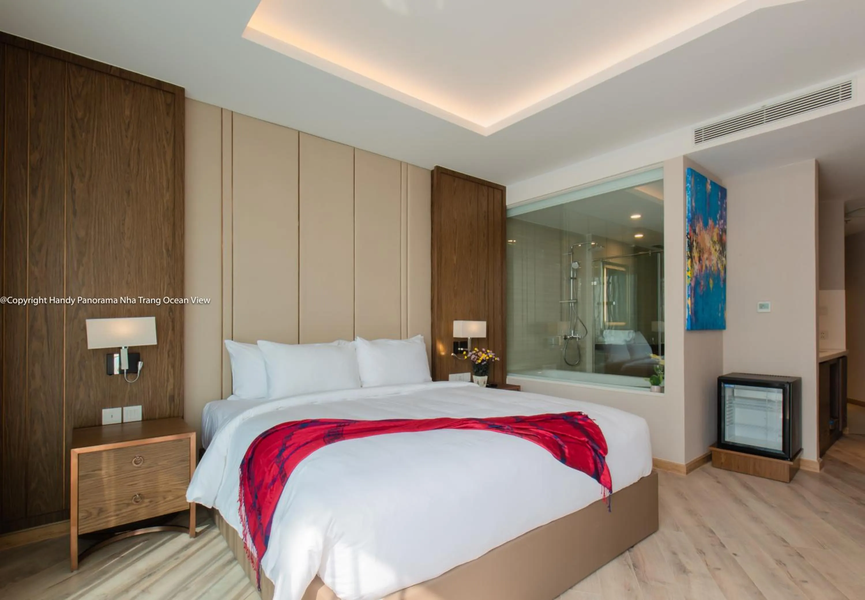 Bed in Handy Panorama Nha Trang Condotel