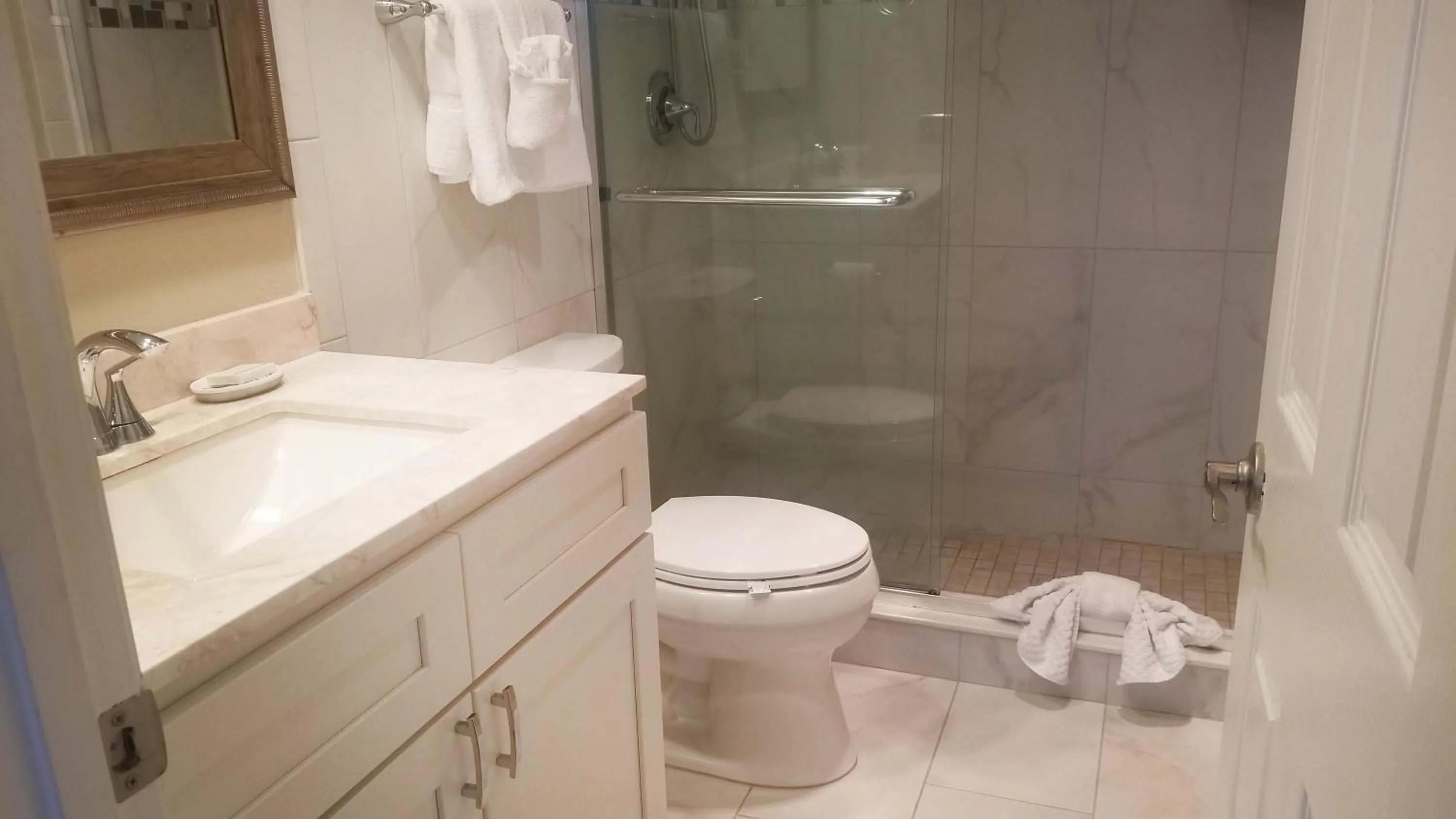 Bathroom in Gulf Strand Resort by Travel Resort Services