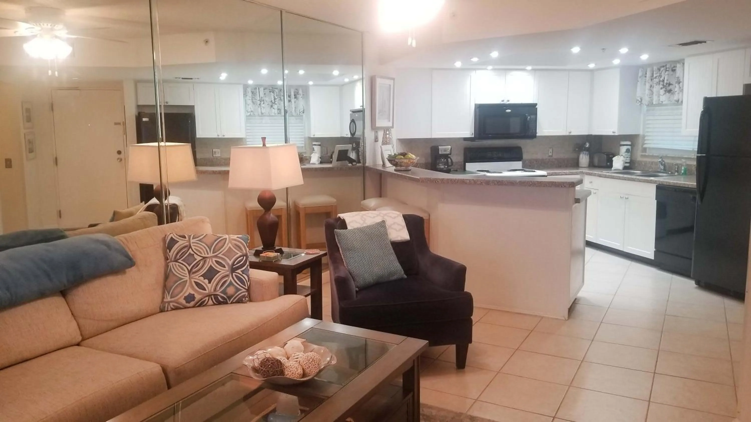 Kitchen or kitchenette in Gulf Strand Resort by Travel Resort Services