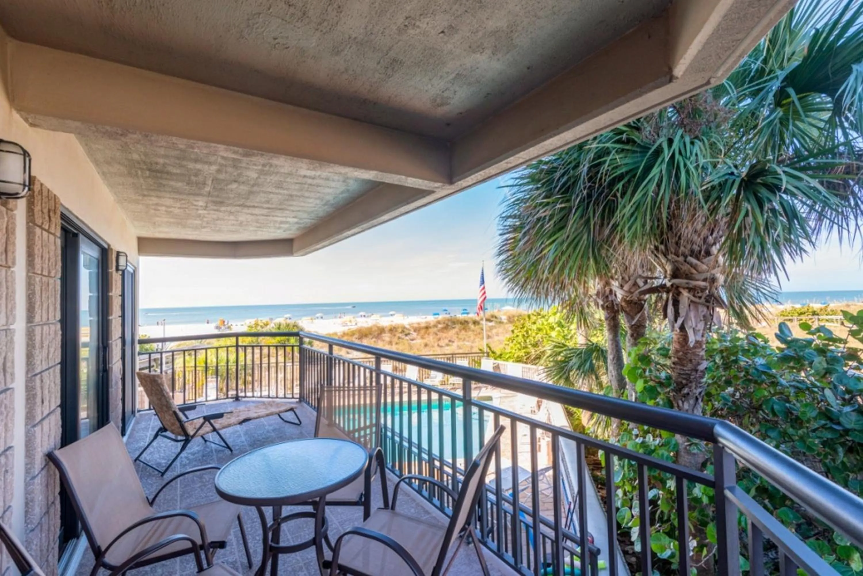 Balcony/Terrace in Gulf Strand Resort by Travel Resort Services
