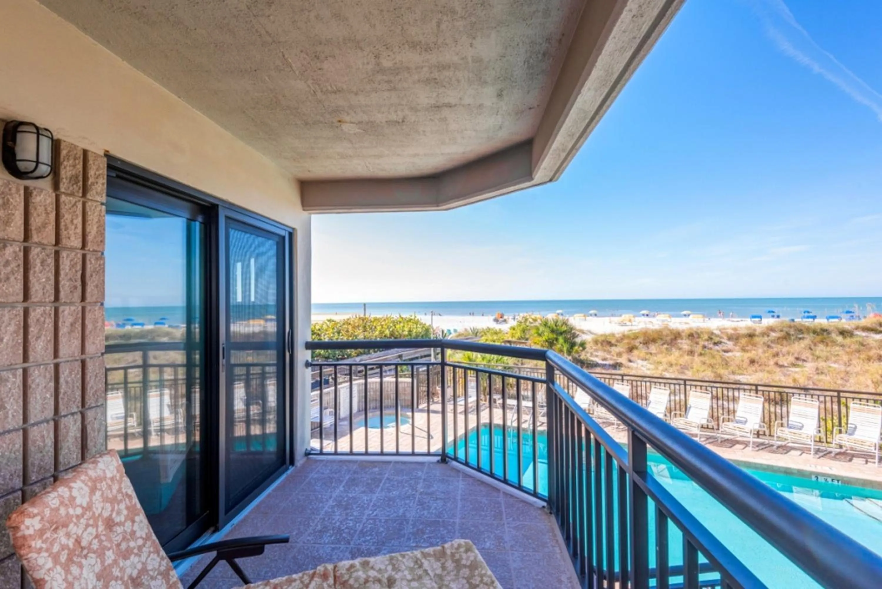 Balcony/Terrace in Gulf Strand Resort by Travel Resort Services