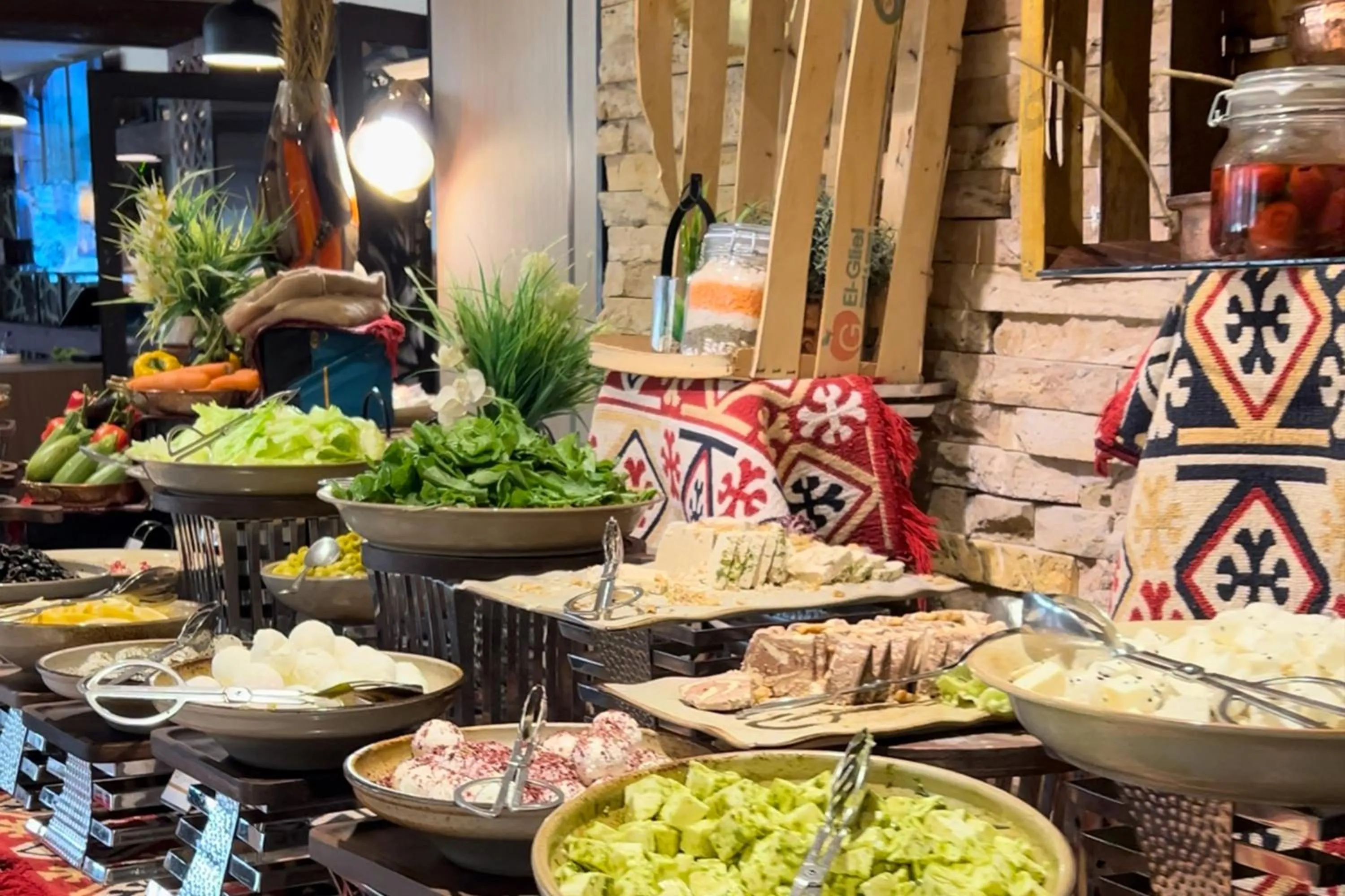 Buffet breakfast in Opal Hotel Amman