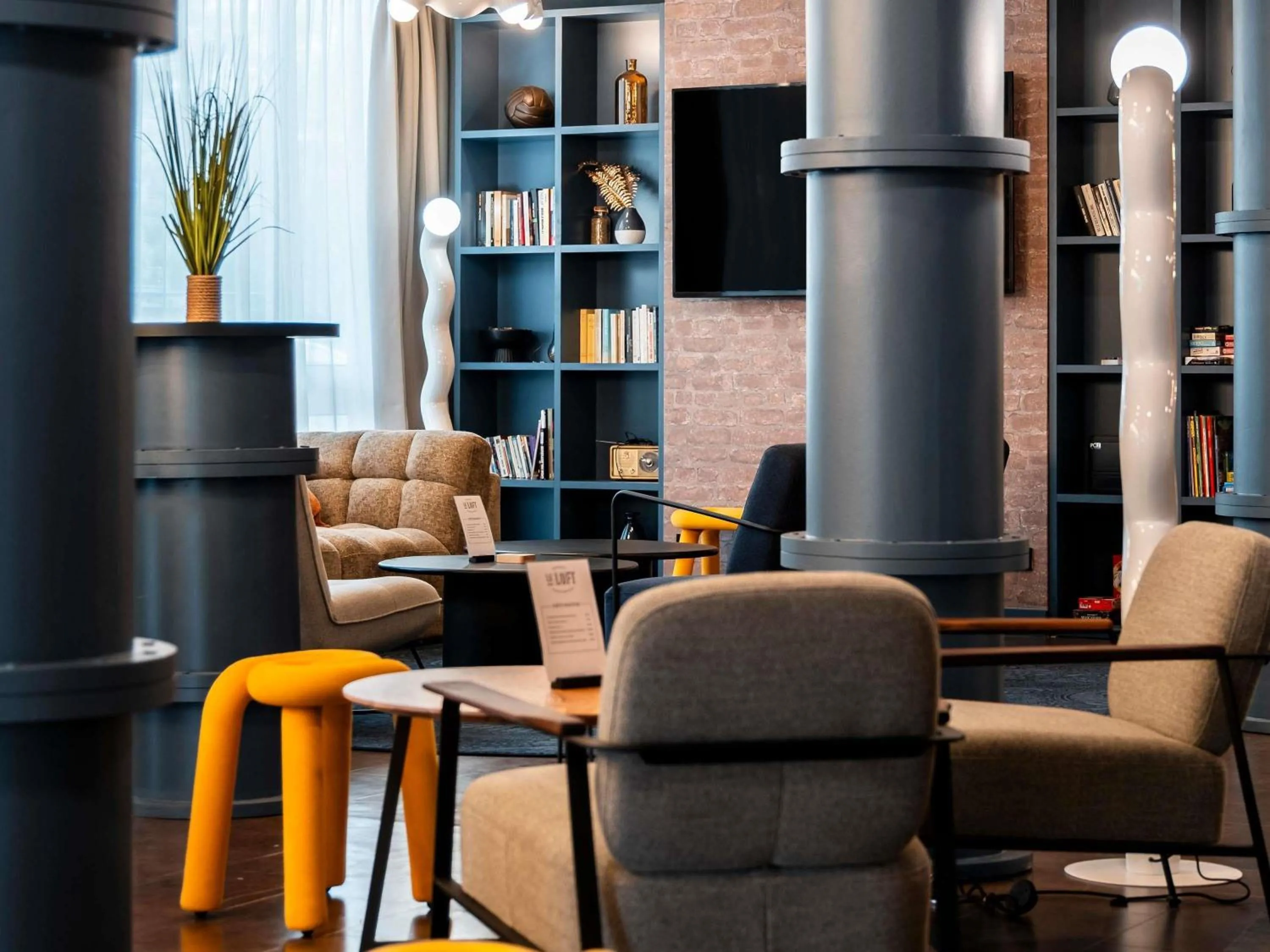 Lounge or bar in Ibis Styles Lyon Villeurbanne Parc de la Tête d'Or