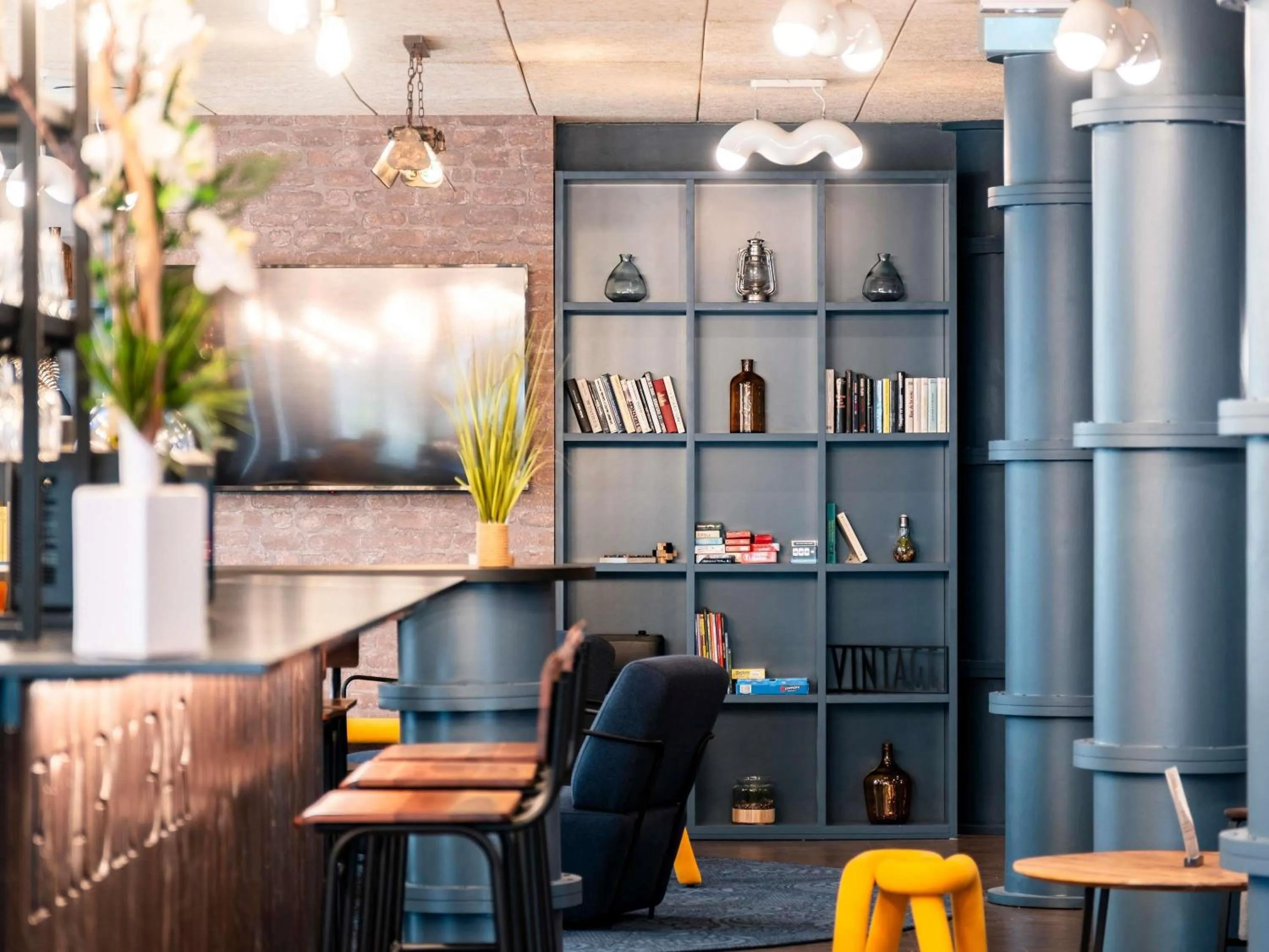 Living room in Ibis Styles Lyon Villeurbanne Parc de la Tête d'Or