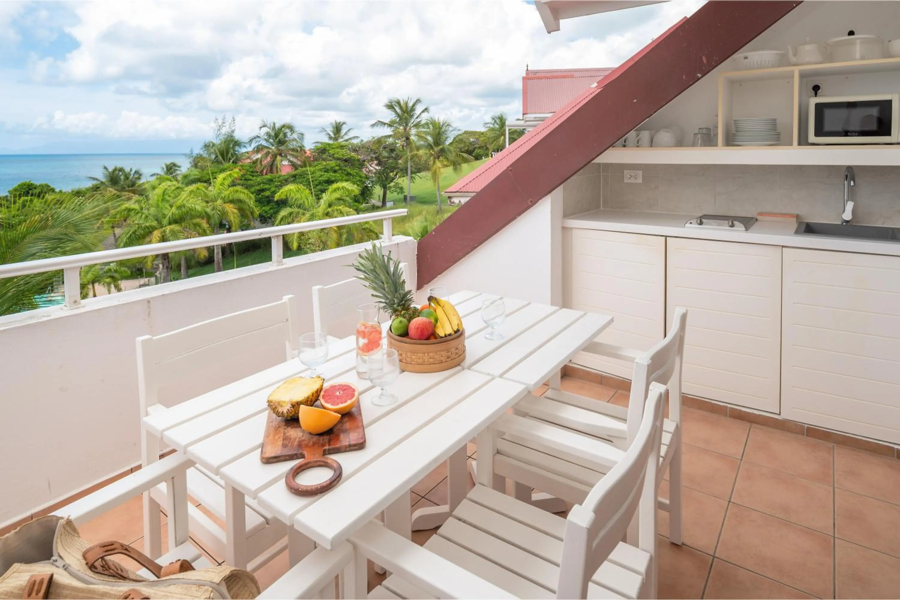 Patio in Village Pierre & Vacances Sainte Anne