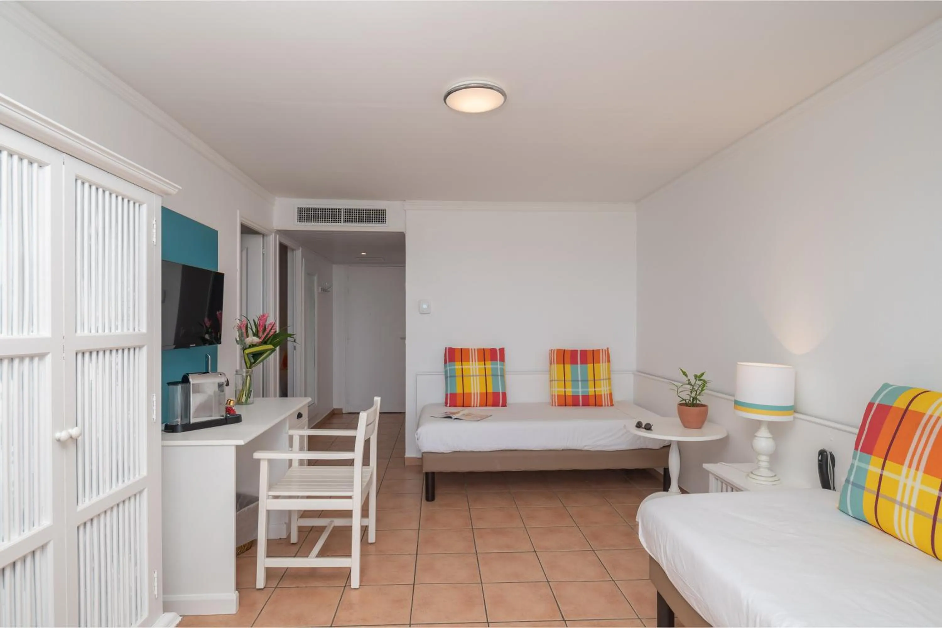 Communal lounge/ TV room, Bed in Village Pierre & Vacances Sainte Anne