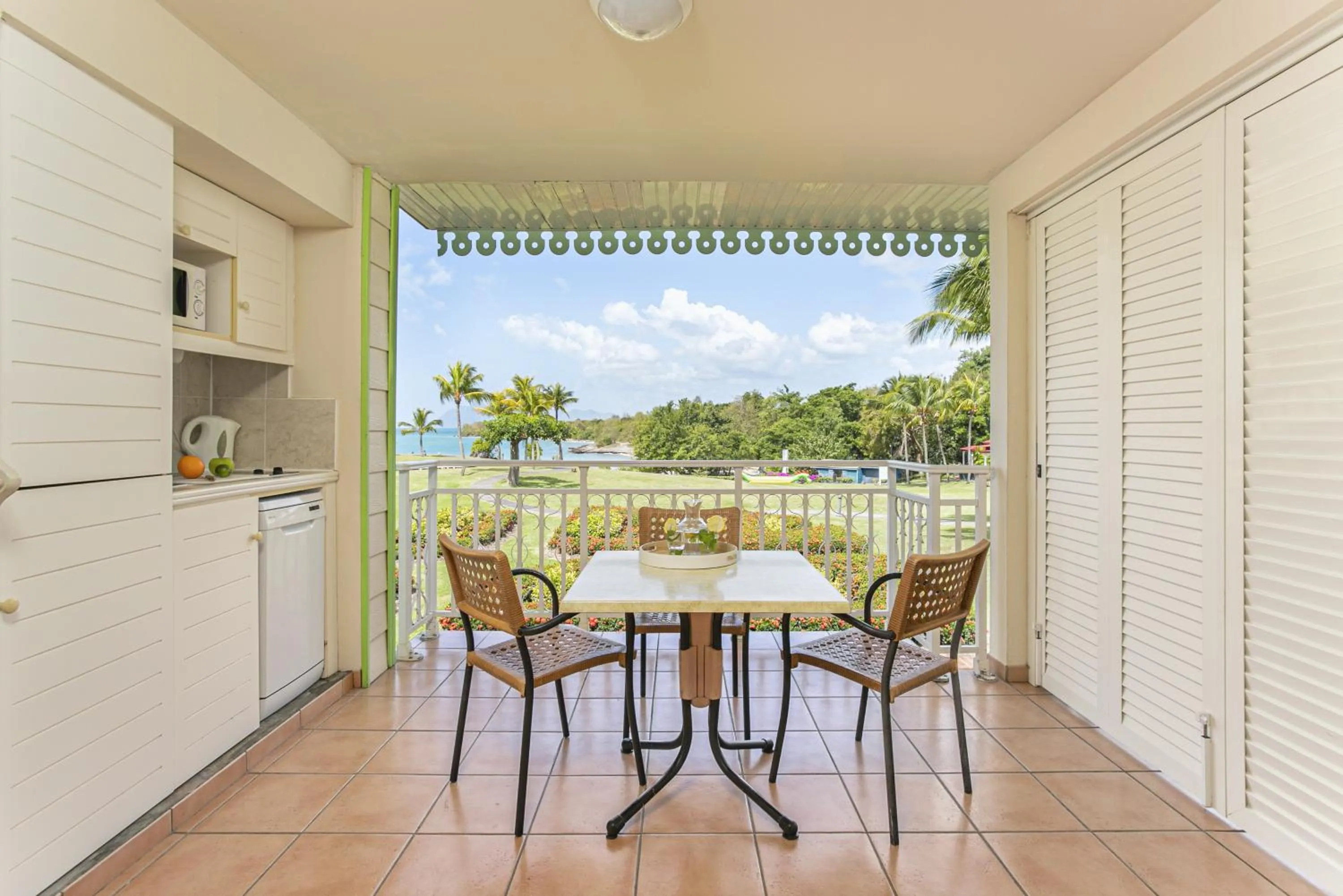 Patio in Village Pierre & Vacances Sainte Luce