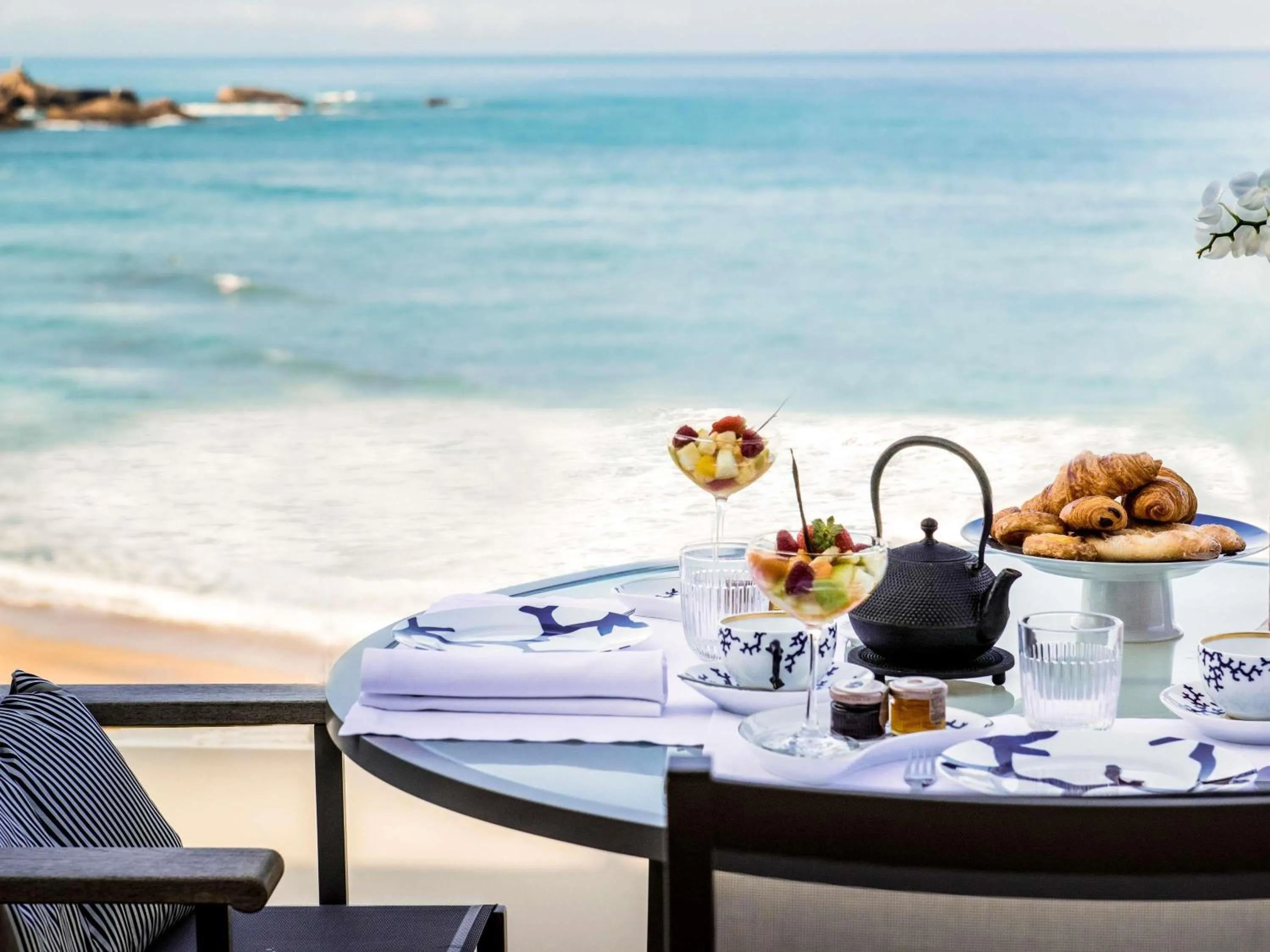 Breakfast in Sofitel Biarritz Le Miramar Thalassa
