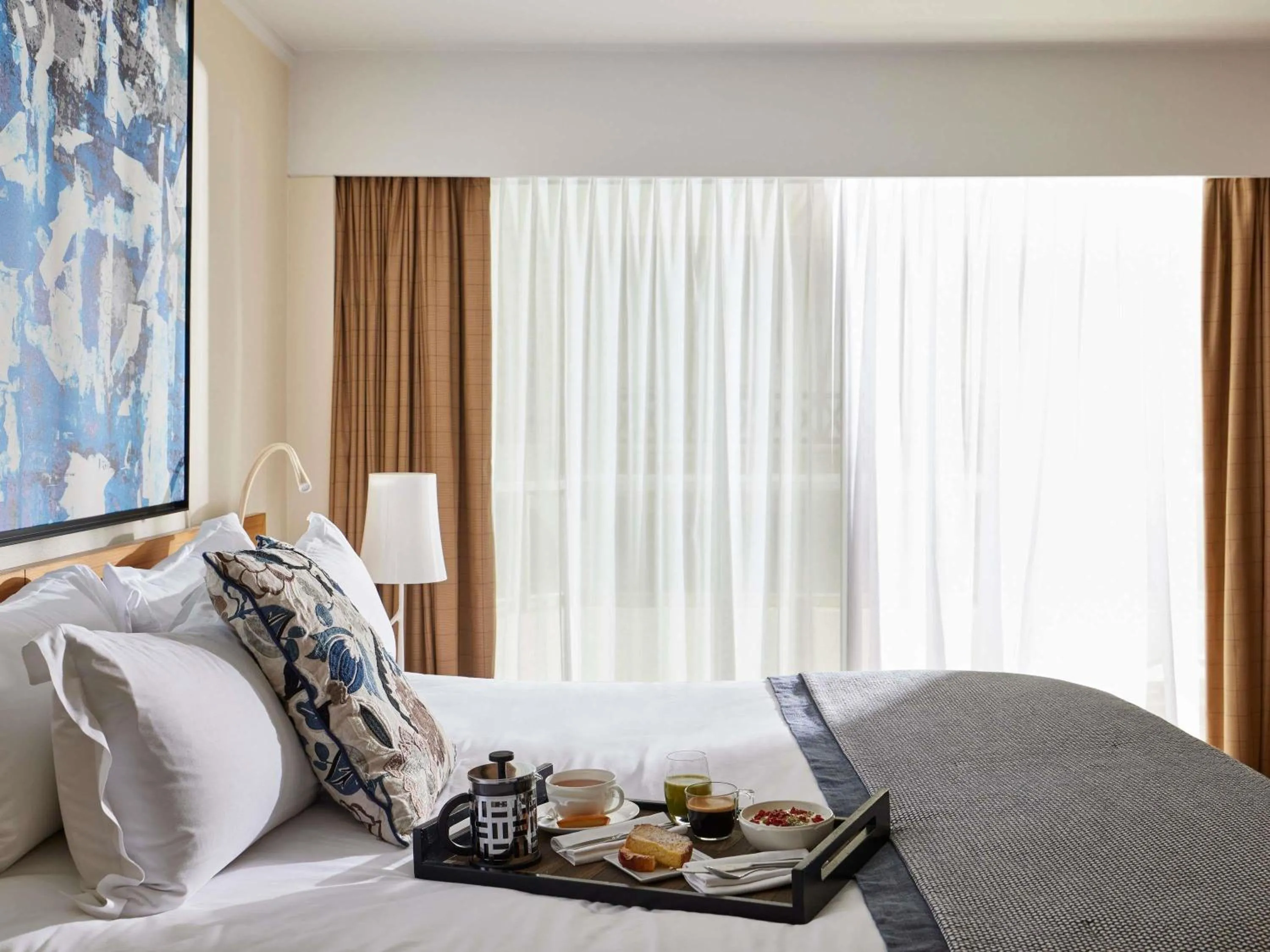 Bedroom, Bed in Sofitel Biarritz Le Miramar Thalassa