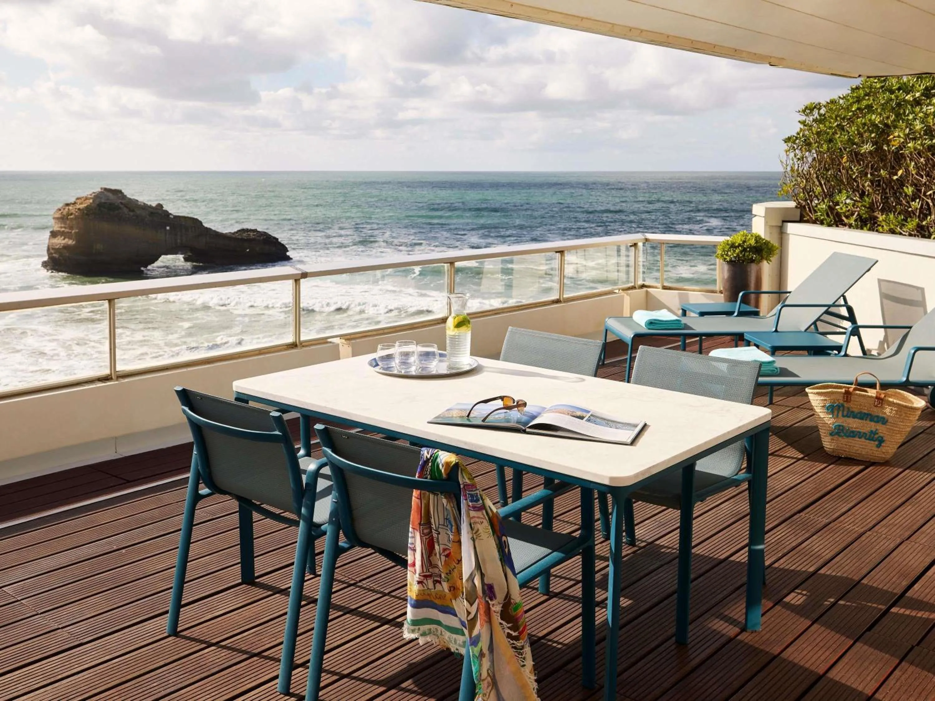 Bedroom in Sofitel Biarritz Le Miramar Thalassa