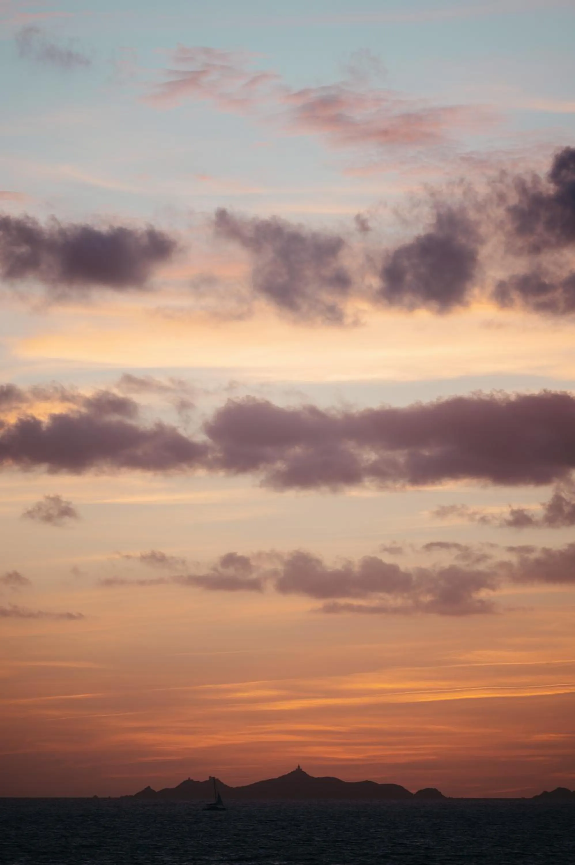 Sunset in Sofitel Golfe d'Ajaccio Thalassa Sea & Spa