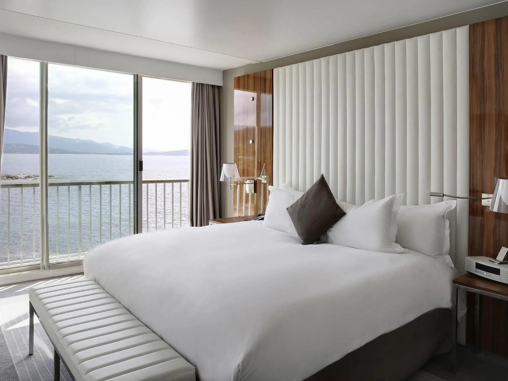 Photo of the whole room, Bed in Sofitel Golfe d'Ajaccio Thalassa Sea & Spa