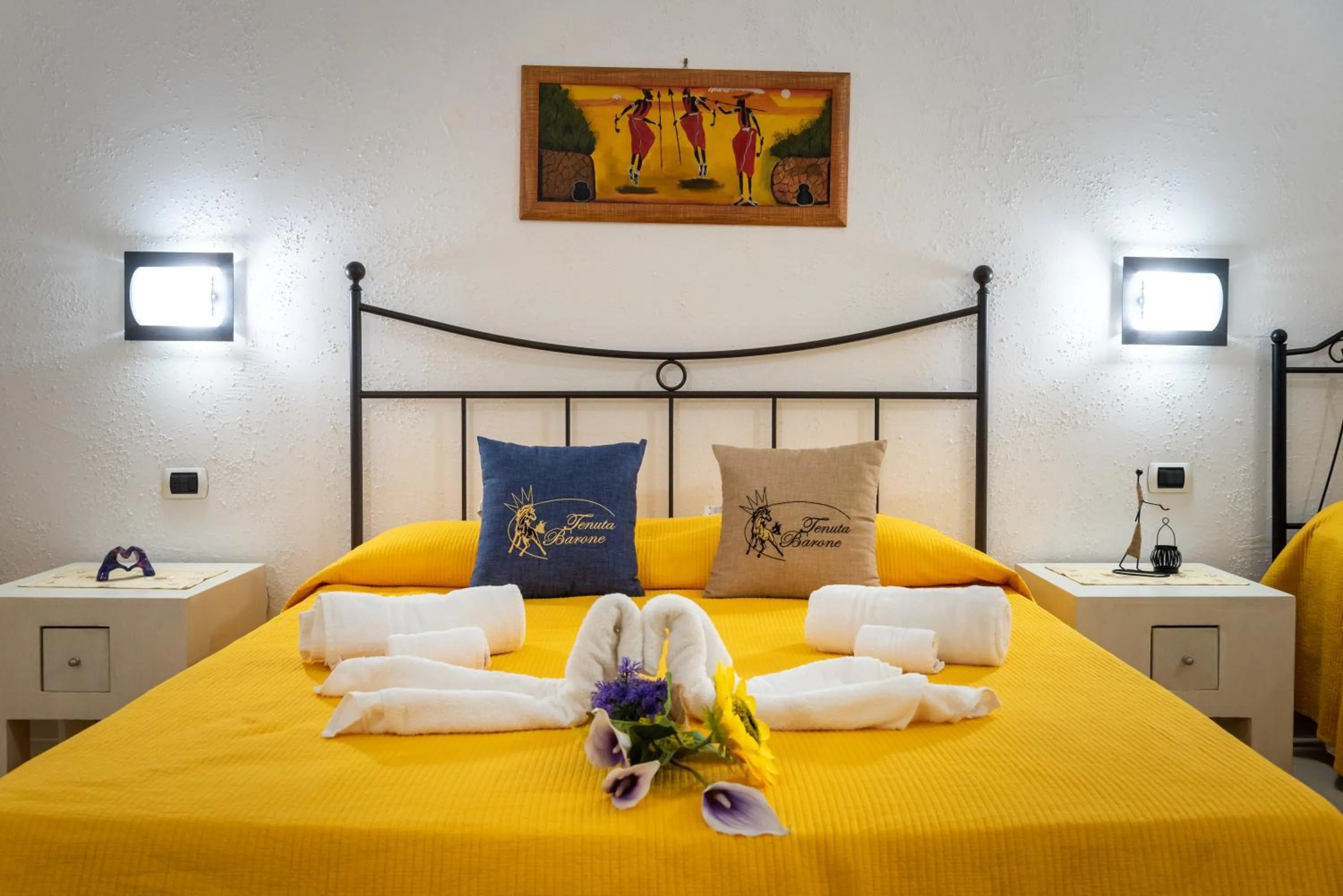 Bedroom, Bed in B&B Tenuta Barone