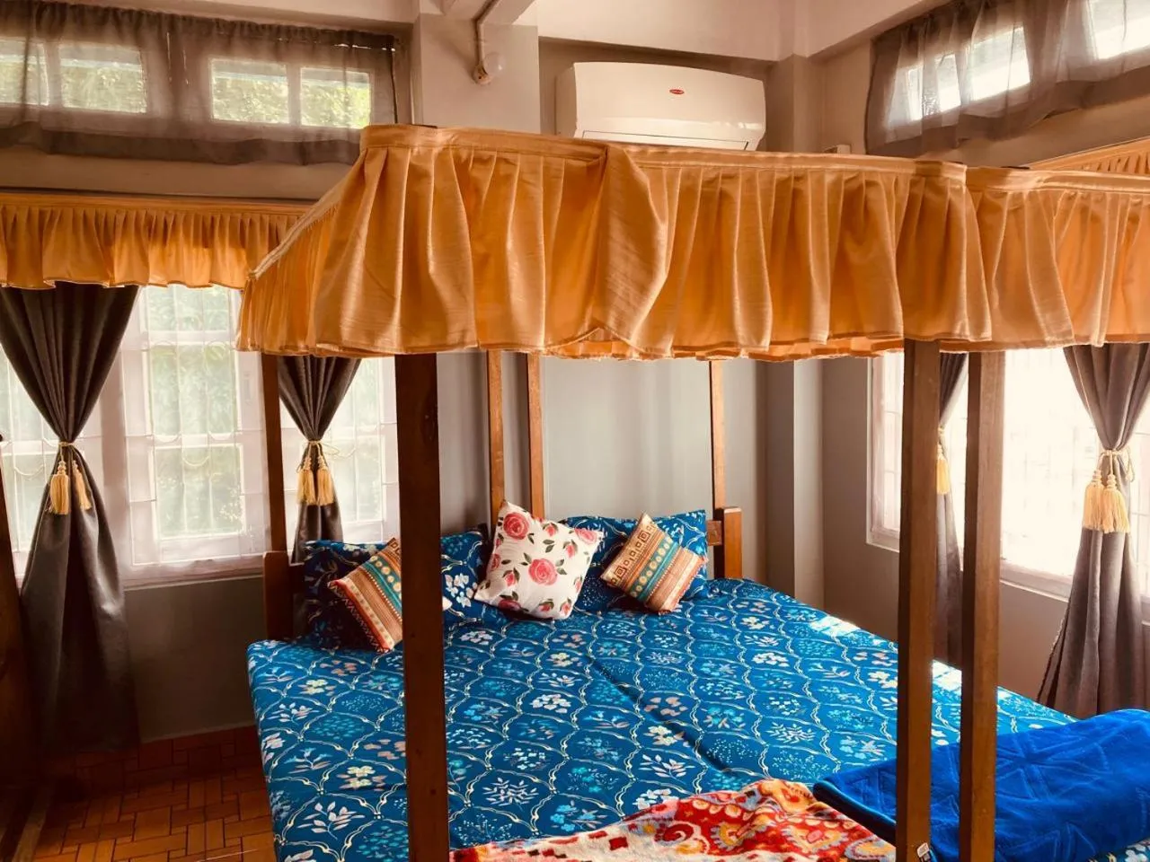 Bedroom, Bed in Namaskar Lodge and Homestay